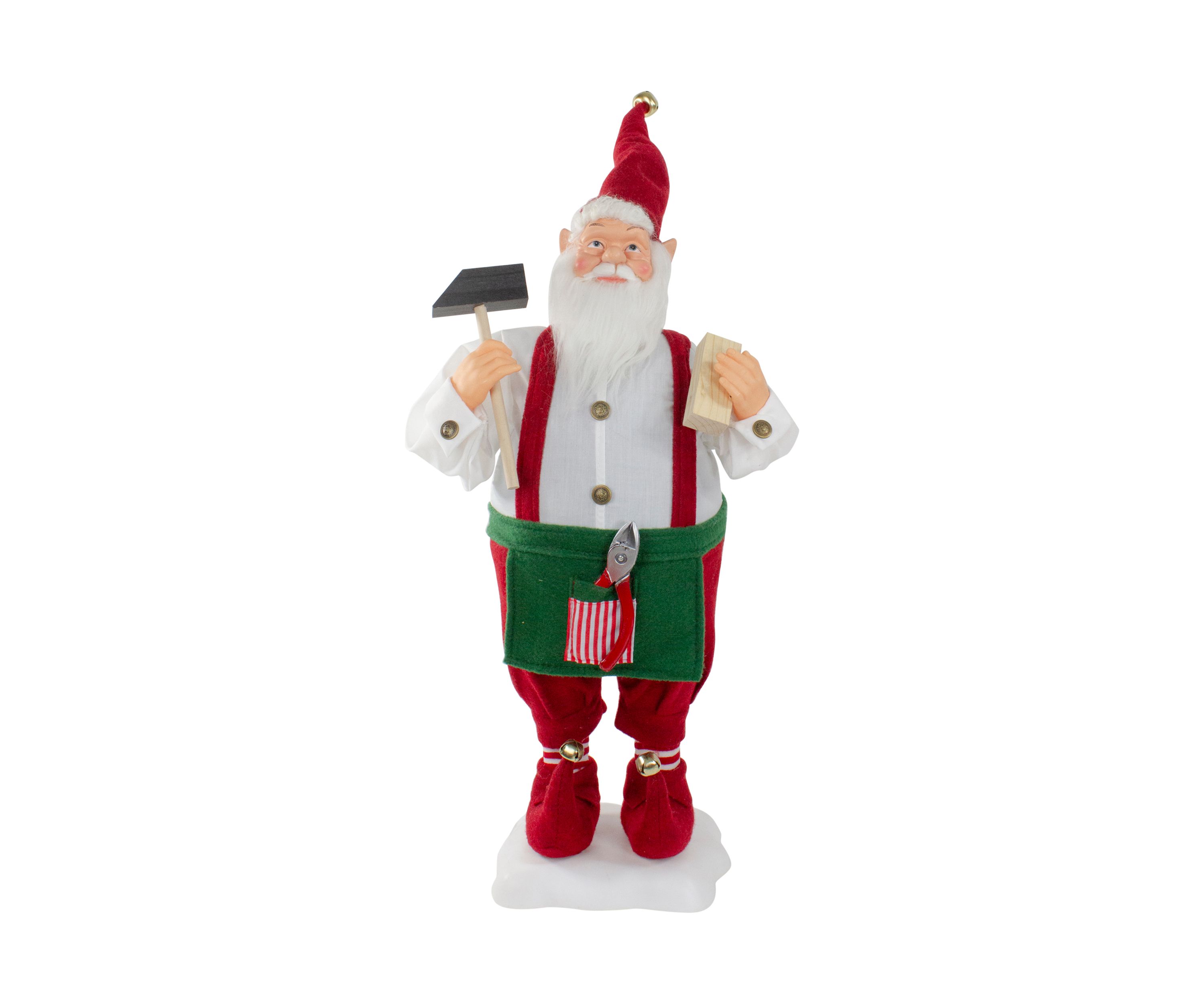 24Inch Santas Workshop Elf Animated Standing Christmas Figure