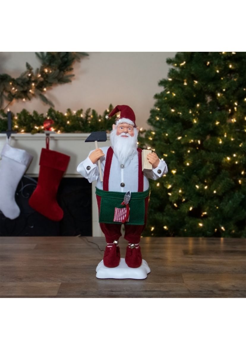 24Inch Santas Workshop Elf Animated Standing Christmas Figure