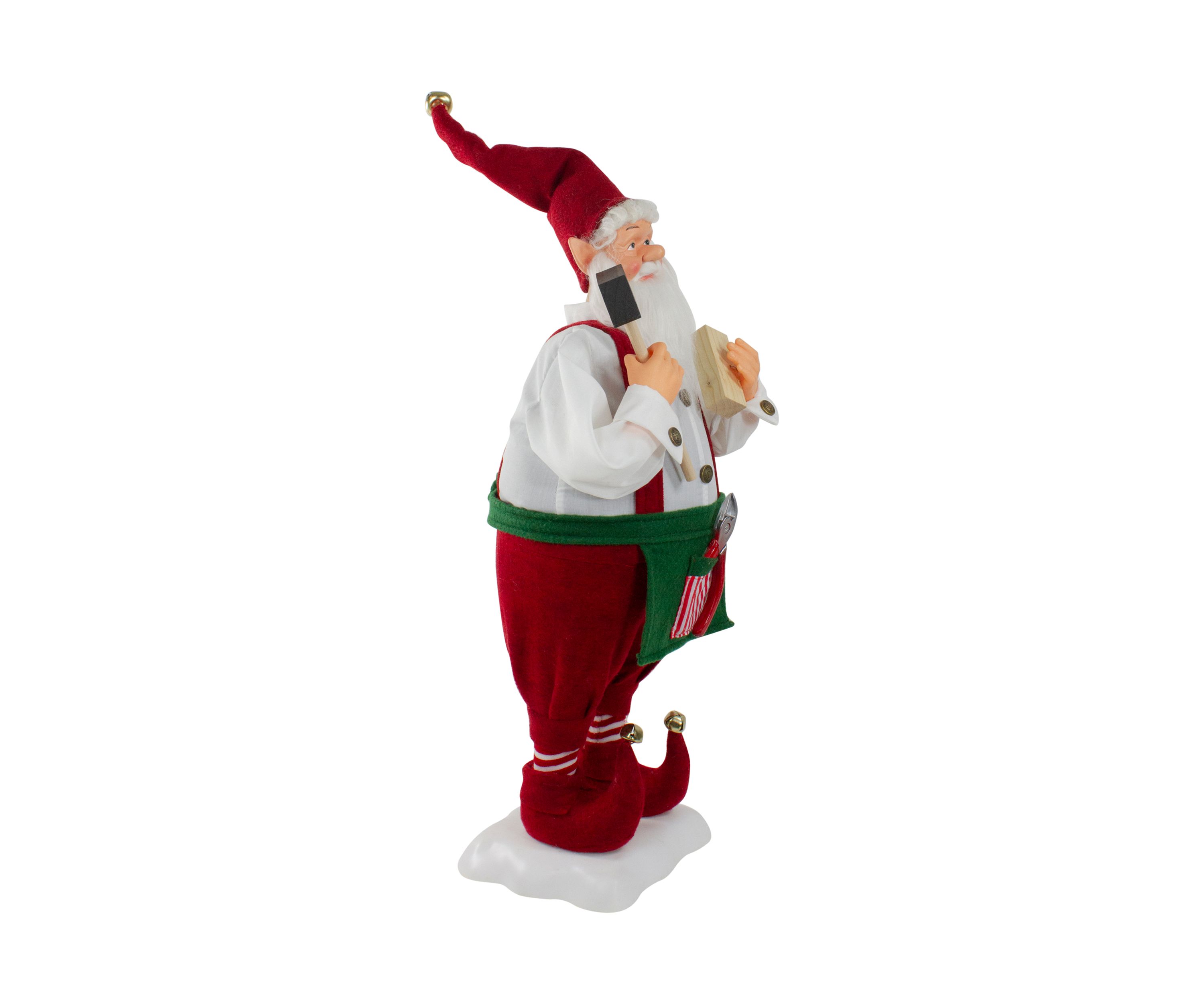 24Inch Santas Workshop Elf Animated Standing Christmas Figure