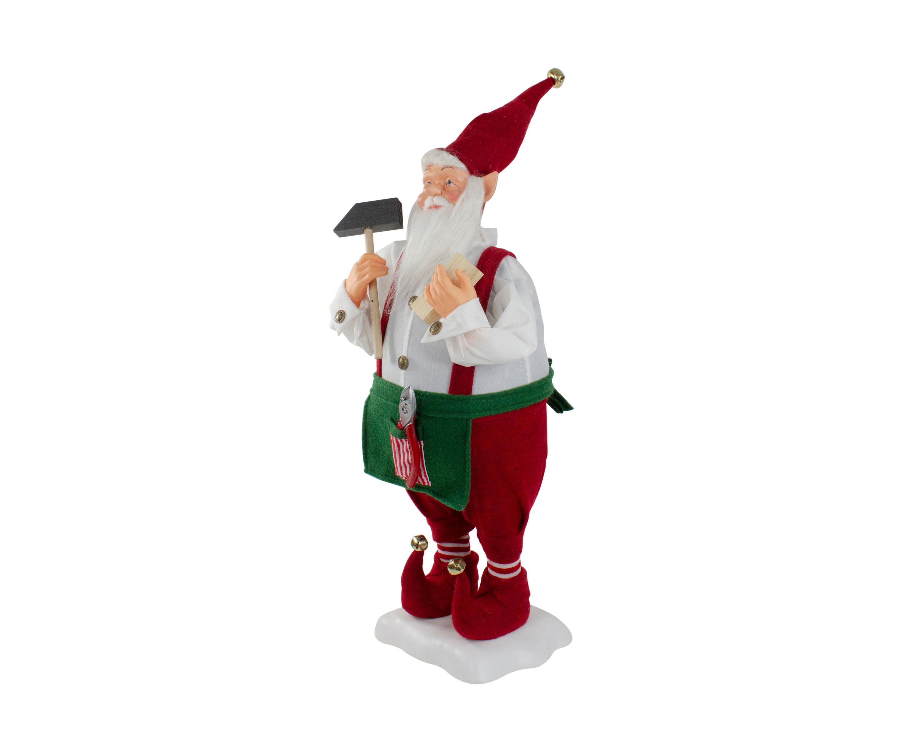 24Inch Santas Workshop Elf Animated Standing Christmas Figure