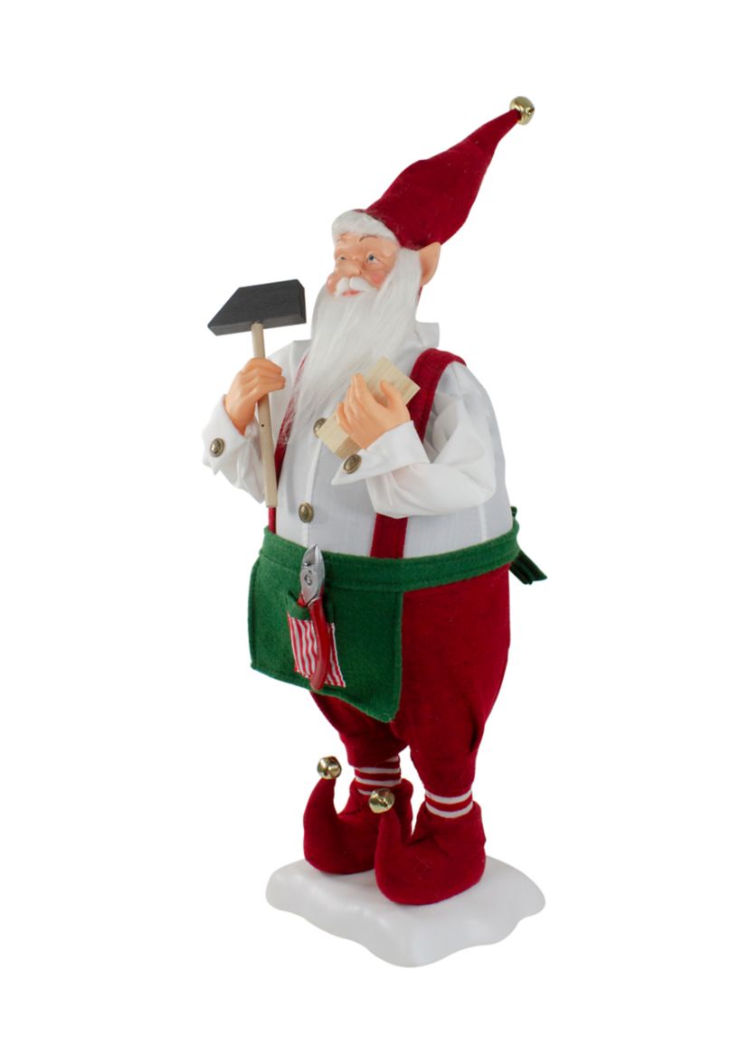 24Inch Santas Workshop Elf Animated Standing Christmas Figure