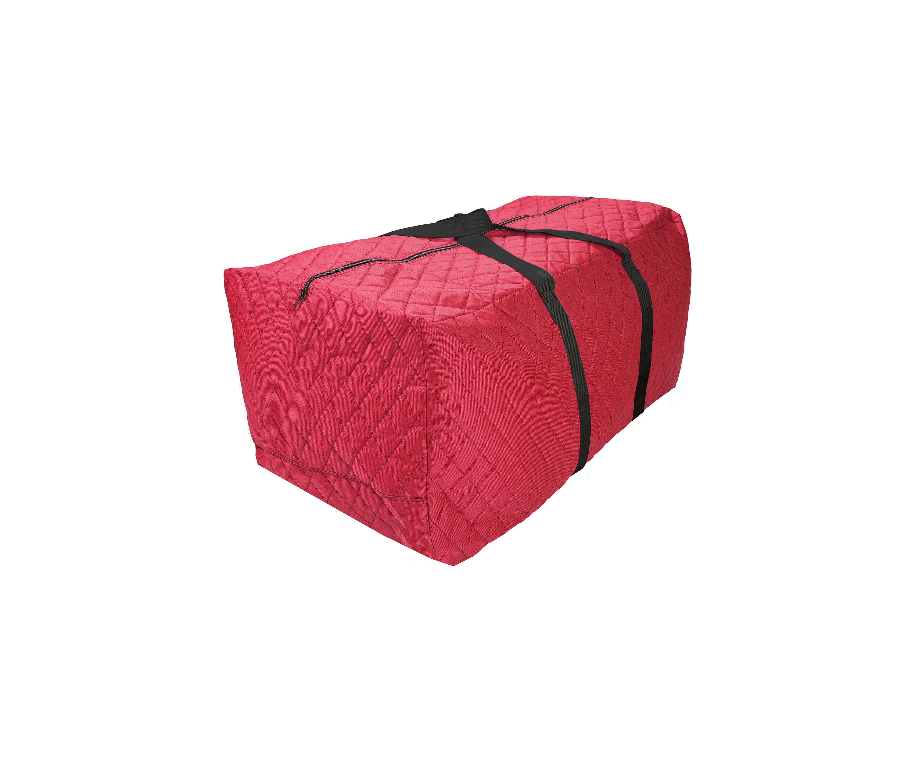 Quilted Red Christmas Holiday Storage Bag
