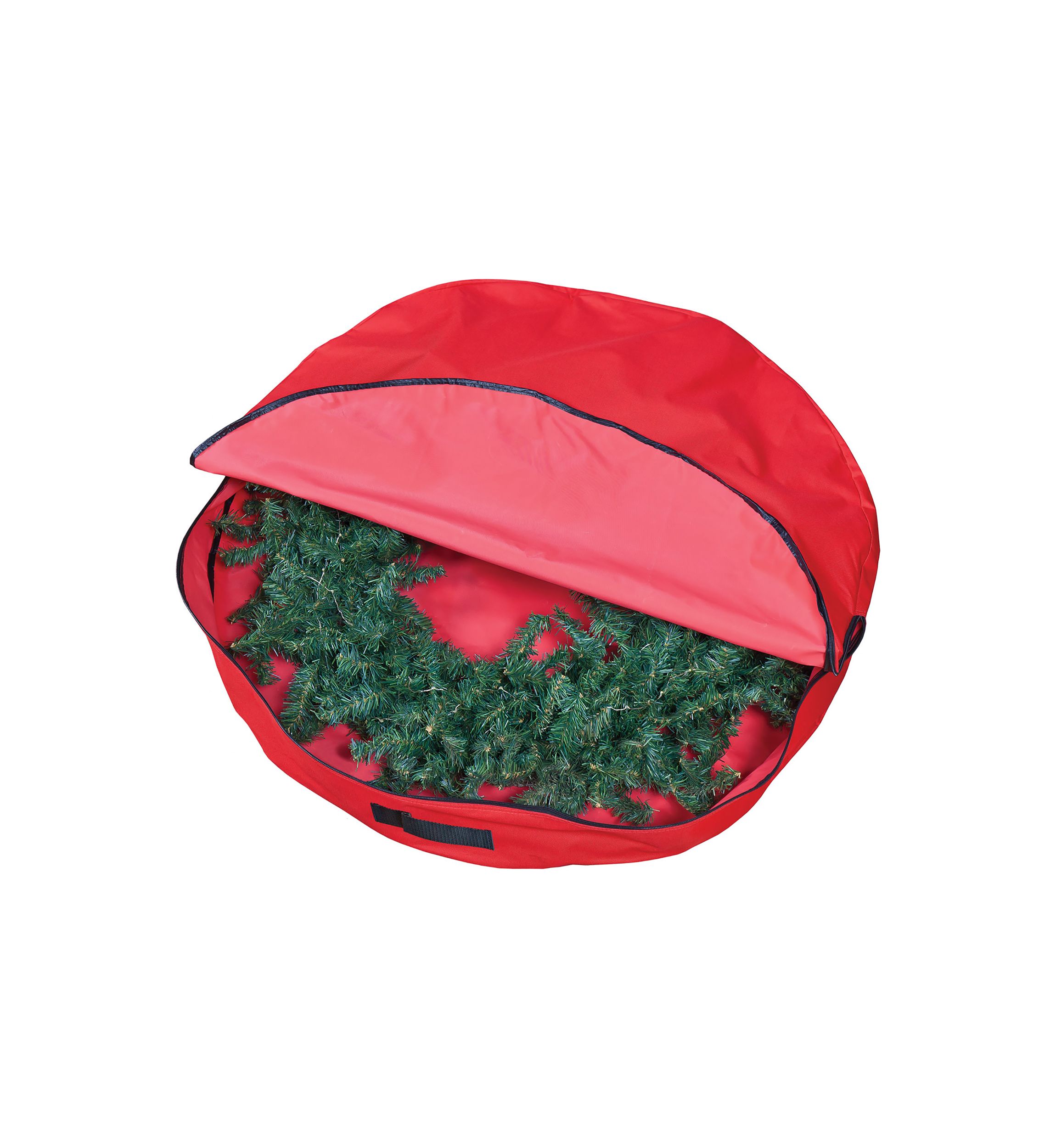 36Inch Red Premium Christmas Wreath Storage Bag