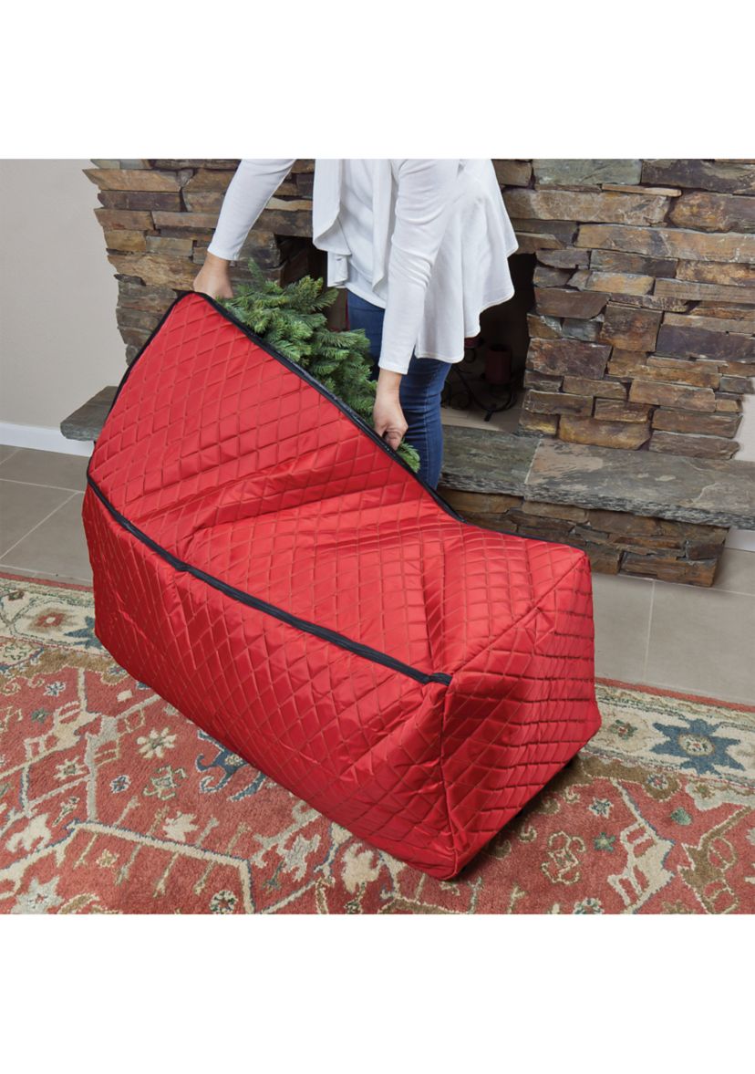 Expandable Quilted Rolling Christmas Tree Bag For Trees 6-9ft