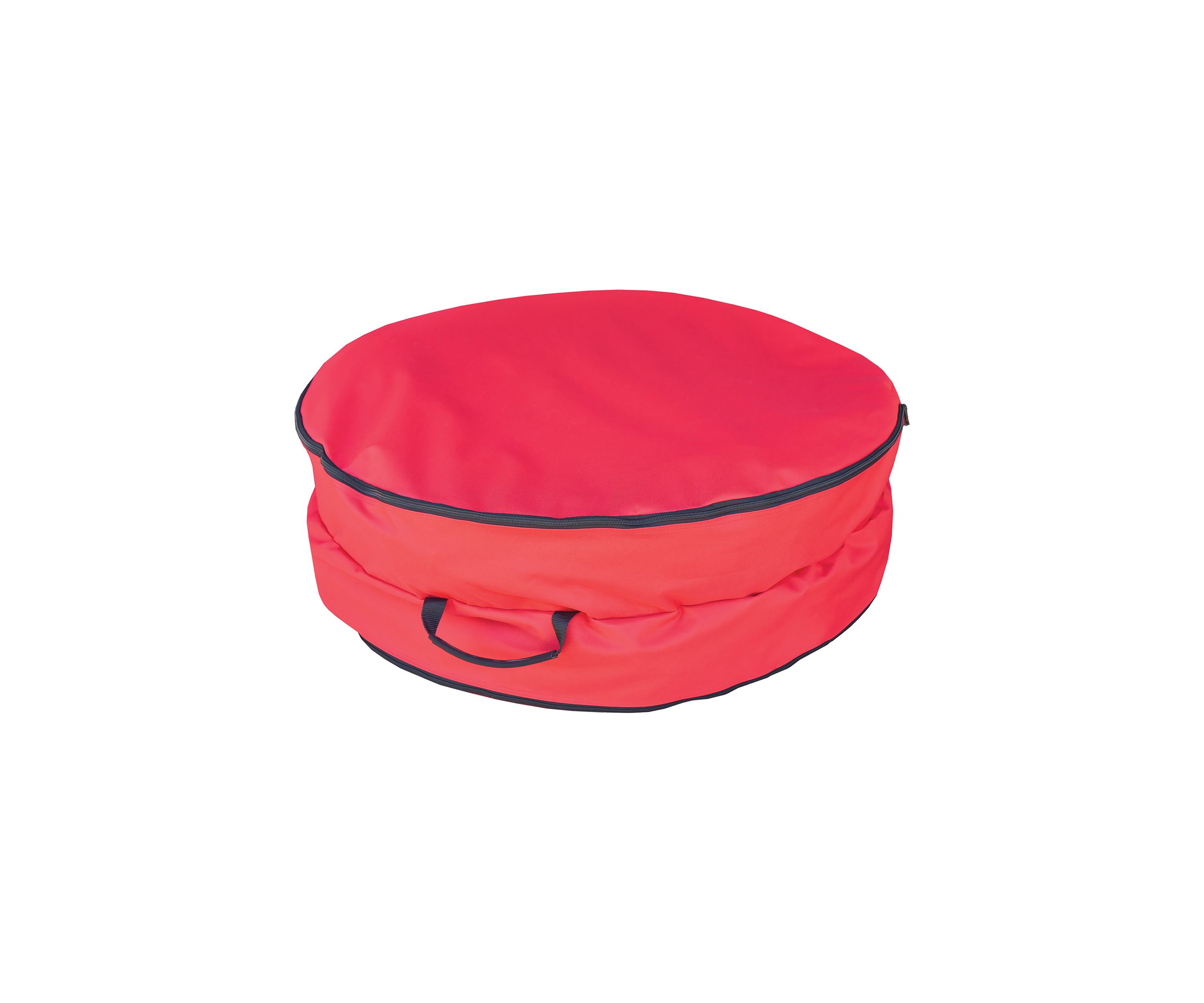 2 in 1 Red Zip Up Christmas Garland and Wreath Storage Bag