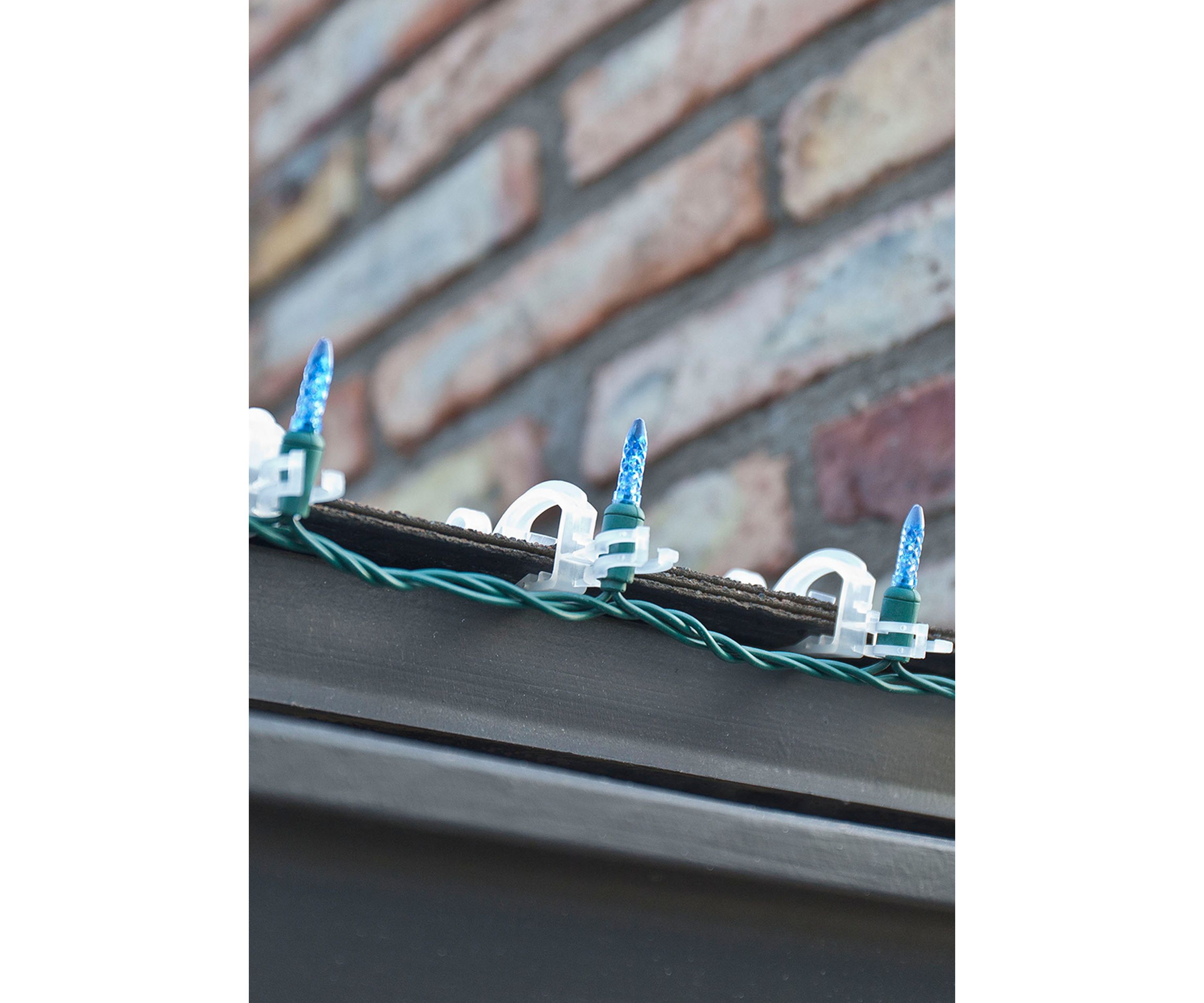 Bucket of 150 Clear Max Pro Anywhere Flip Christmas Light Clips