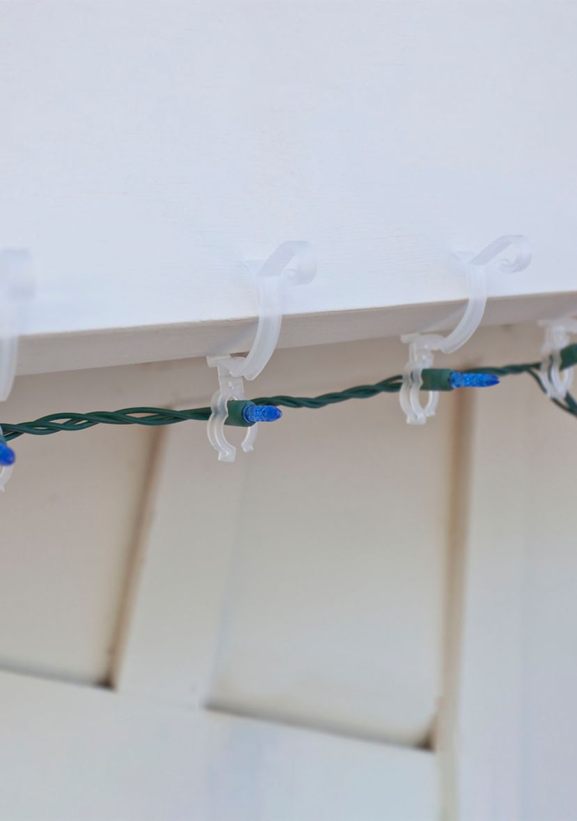 Bucket of 150 Clear Max Pro Anywhere Flip Christmas Light Clips
