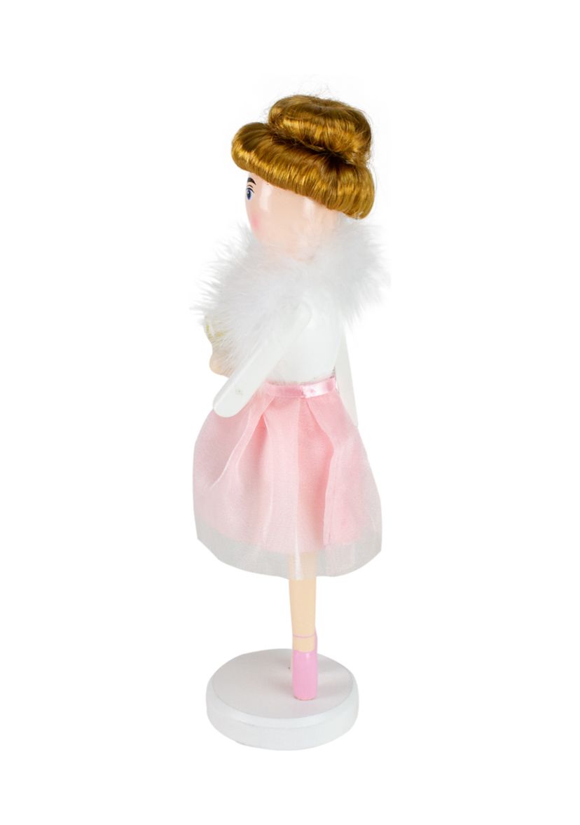 14Inch Pink Wooden Christmas Nutcracker Ballerina