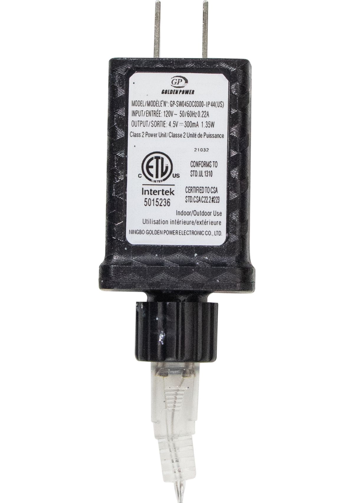 8Inch LED Lighted Silver Wired Christmas Hanging Ball Decoration - Warm White Lights