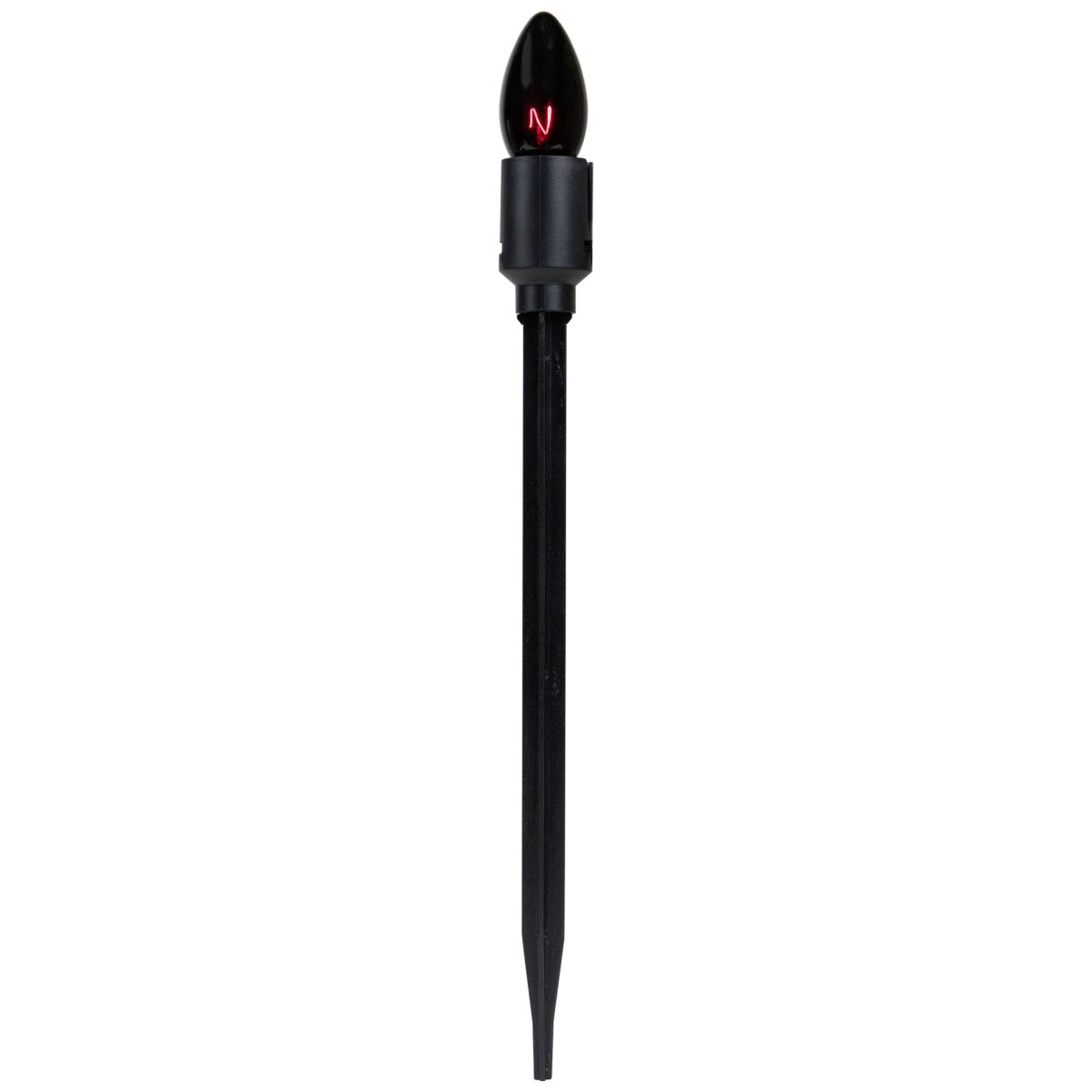 C9 Bulb Halloween Pathway Markers - Purple - 8.75 Black Wire - Set of 10