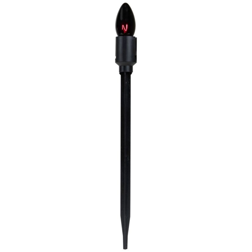 C9 Bulb Halloween Pathway Markers - Purple - 8.75 Black Wire - Set of 10