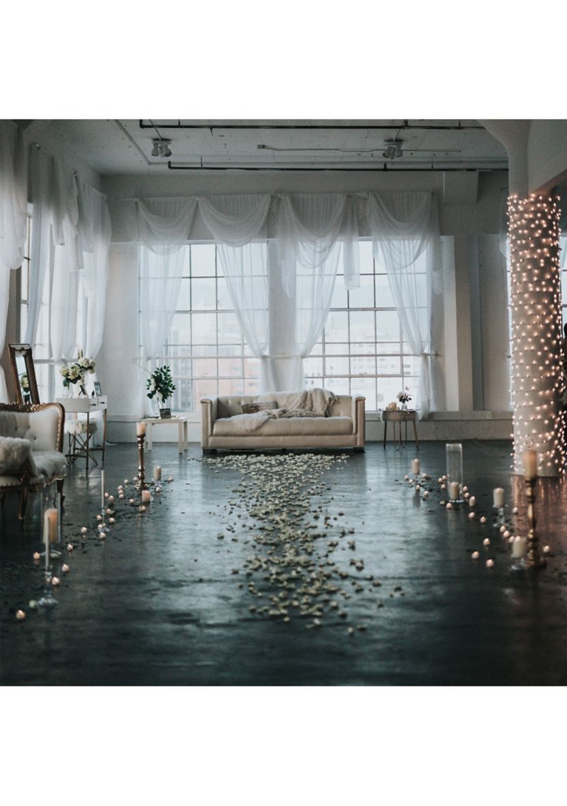 2 x 8 Warm White LED Wide Angle Net Style Column Wrap Christmas Lights  White Wire