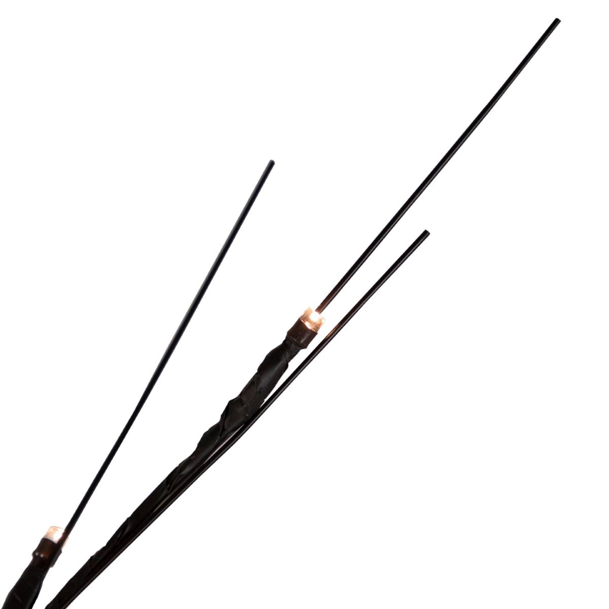 39" LED Lighted Black Halloween Twig Tree - Warm White Lights