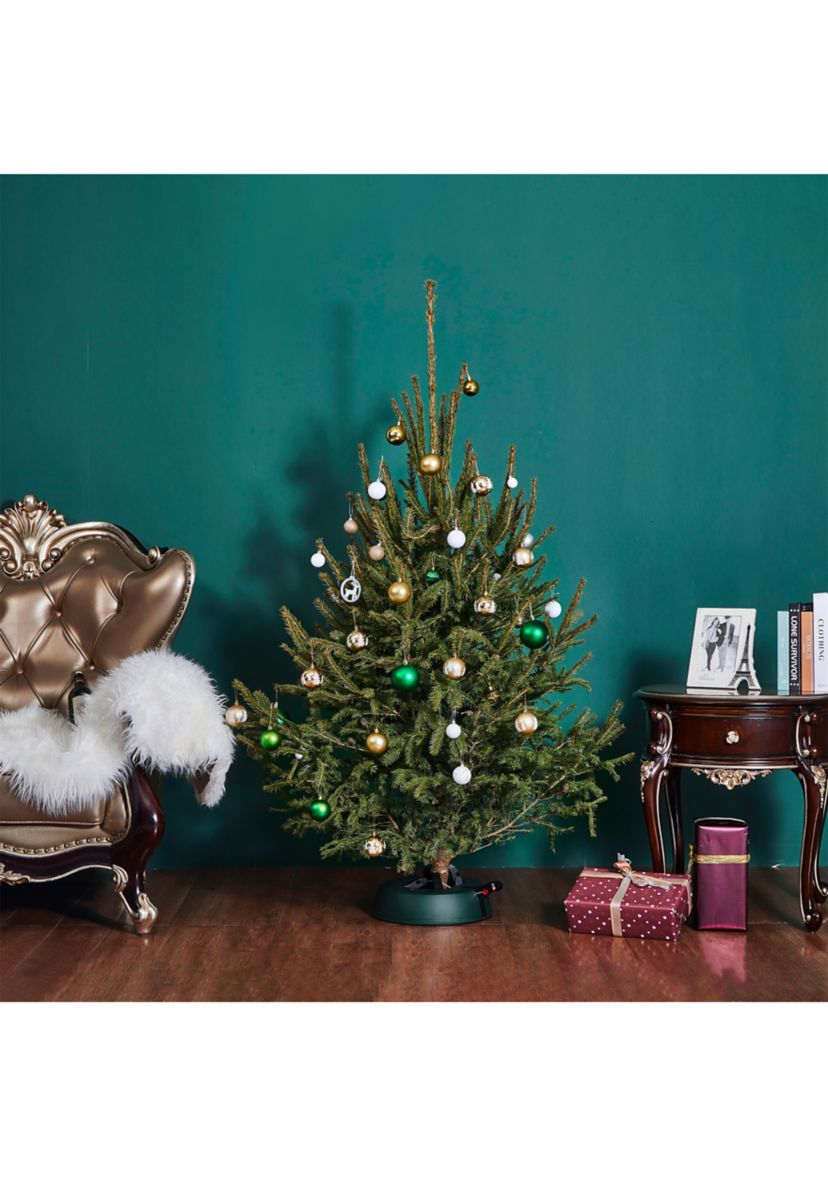 Green Foot Pedal Live Christmas Tree Stand - For Trees up to 8.75Inch Tall