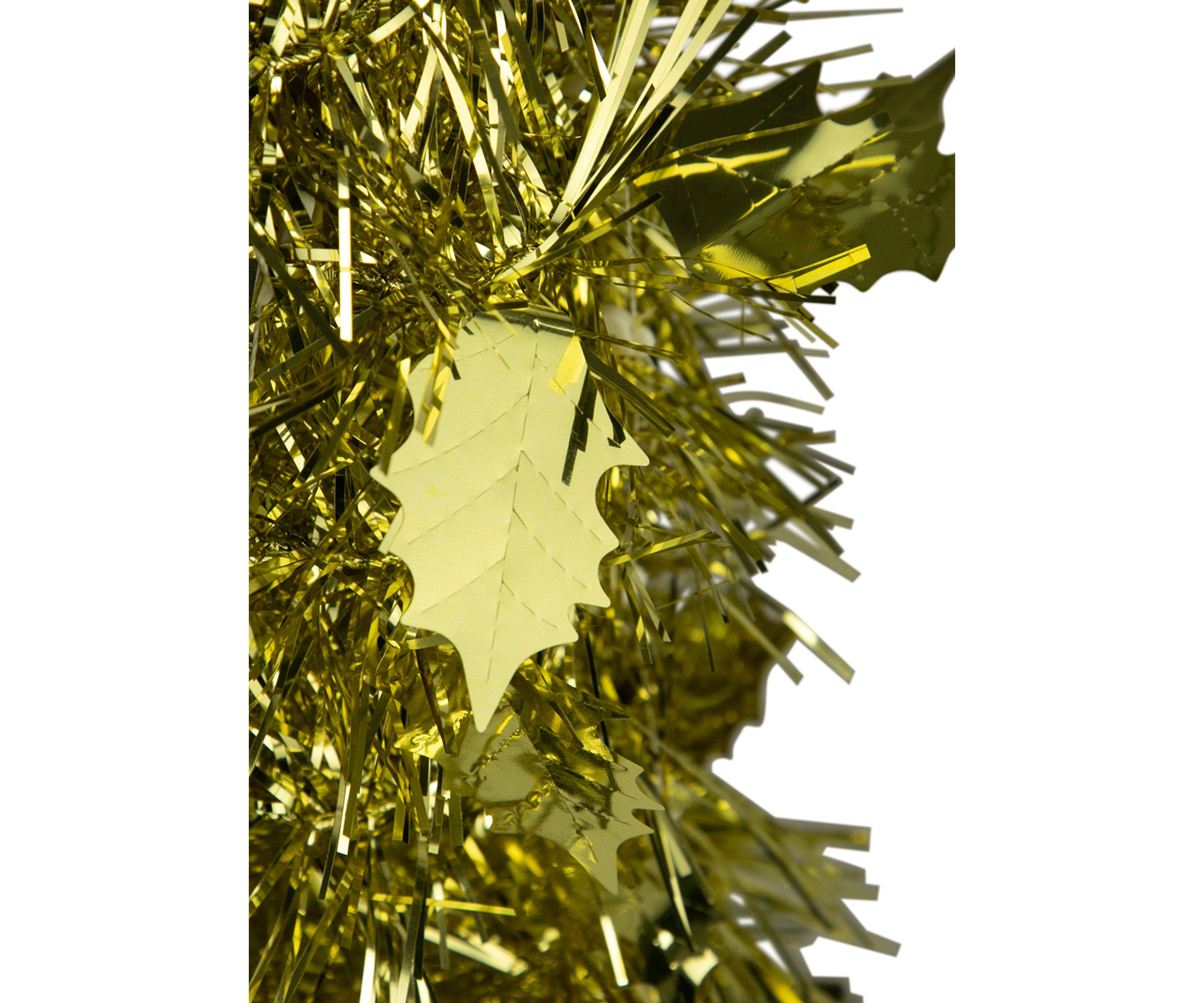 4 Gold Tinsel Pop-Up Artificial Christmas Tree  Unlit