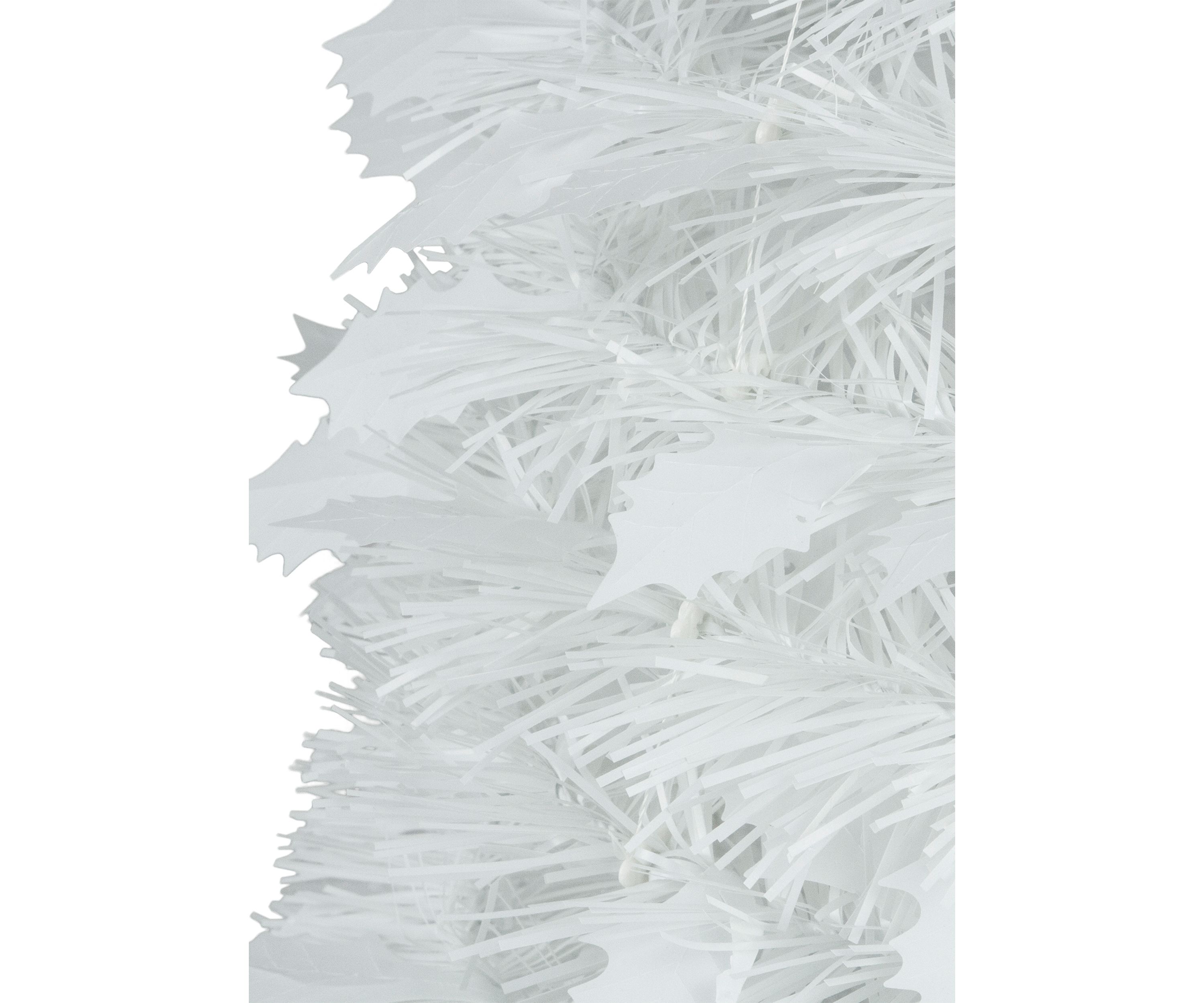 4 White Tinsel Pop-Up Artificial Christmas Tree  Unlit