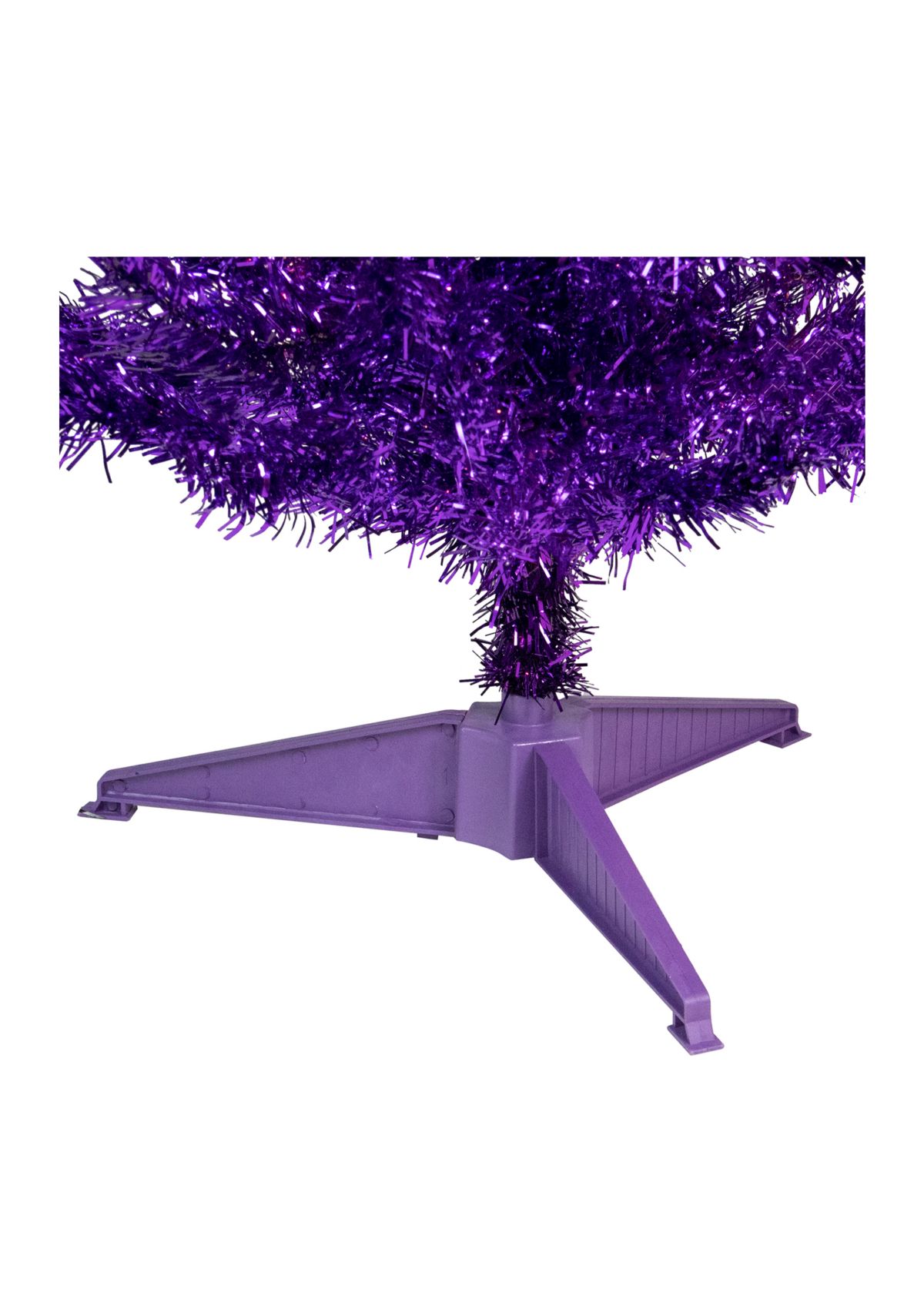 4 Purple Artificial Tinsel Christmas Tree  Unlit