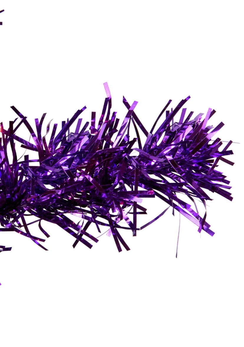 4 Purple Artificial Tinsel Christmas Tree  Unlit