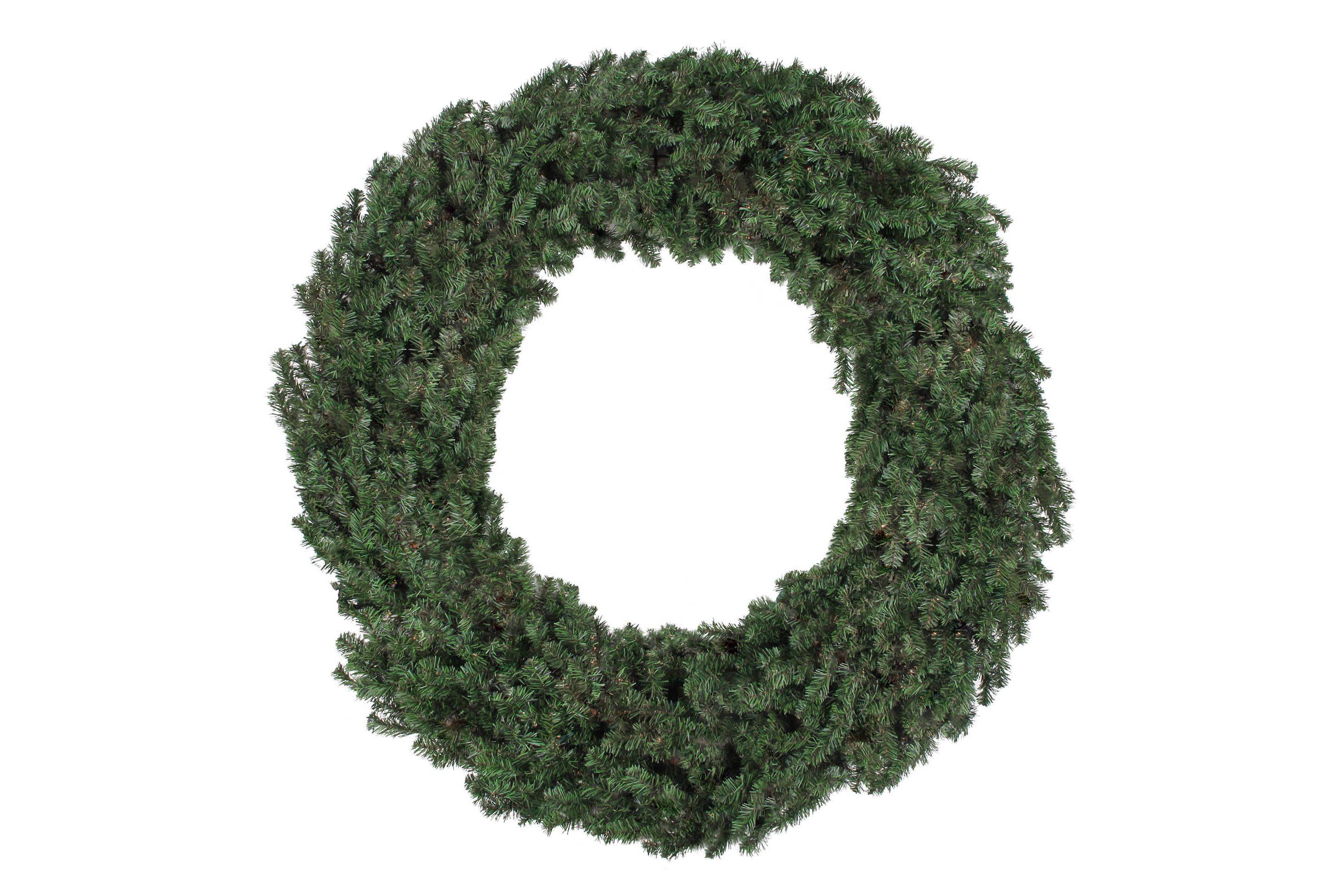 Commercial Size Canadian Pine Artificial Christmas Wreath - 10 - Unlit