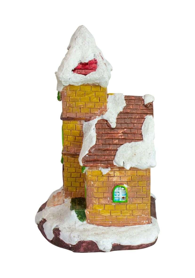 8.5Inch LED Lighted Church Christmas Village Decoration