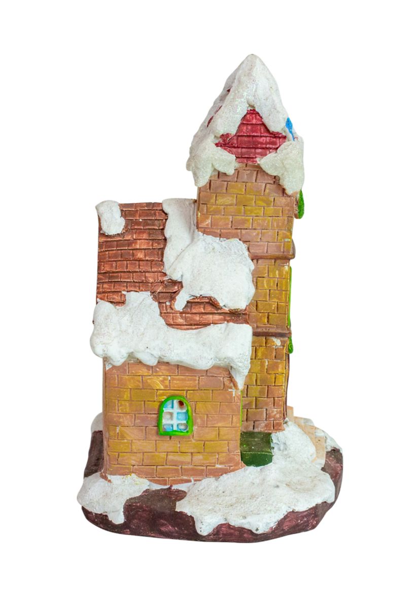 8.5Inch LED Lighted Church Christmas Village Decoration