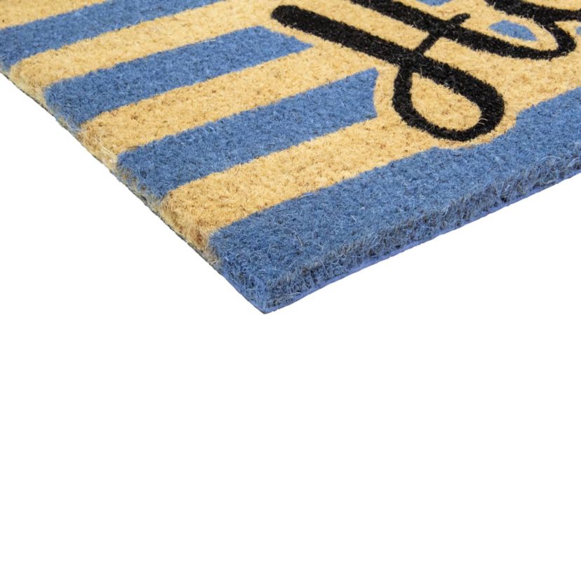 Natural Coir "Hello" Outdoor Rectangular Doormat 18" x 30"