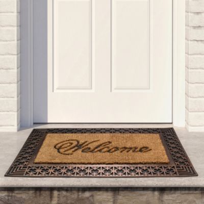 Welcome Mat 28 in. x 18 in. Front Door Mats Outdoor