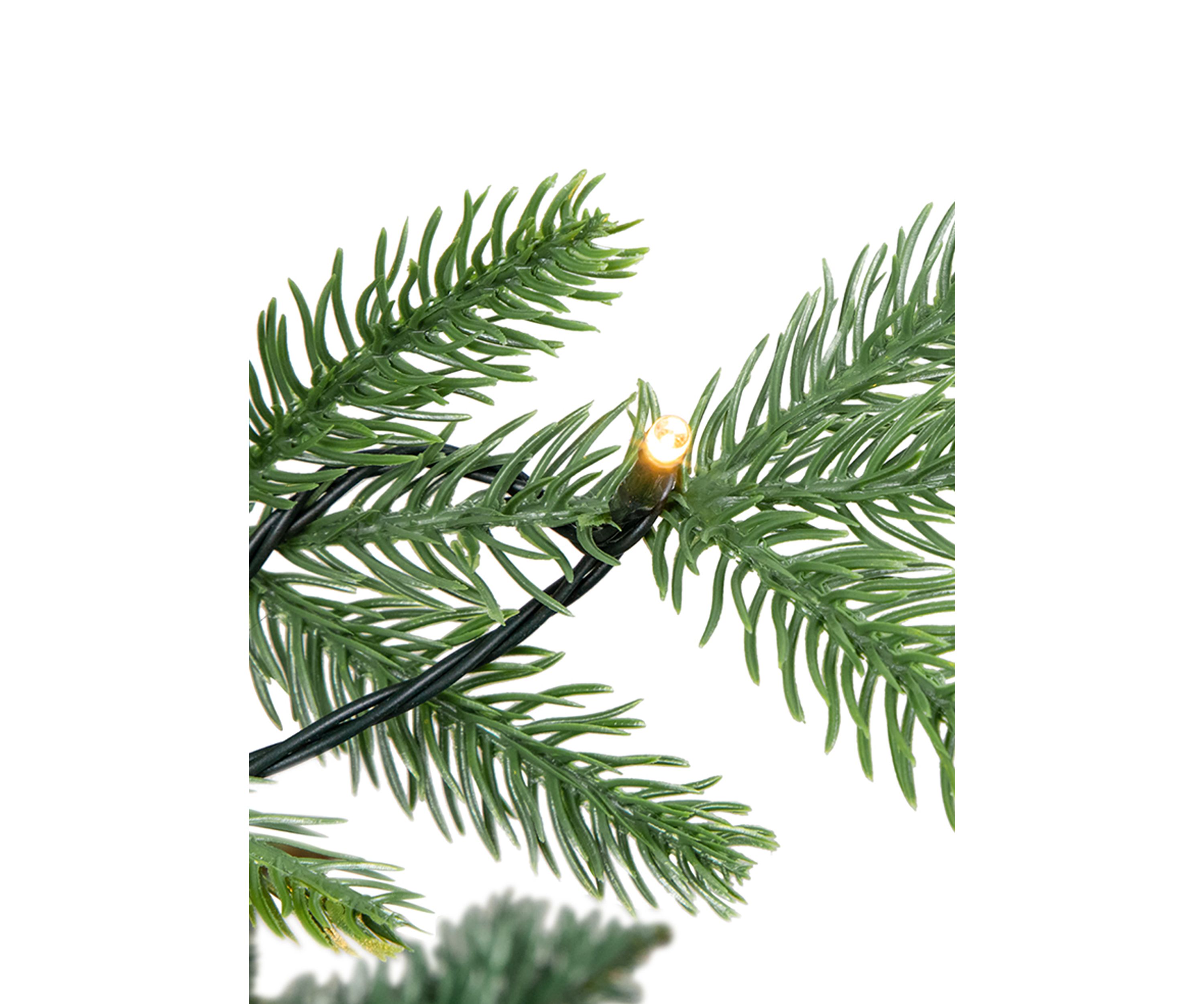 6.5 Pre-Lit Juniper Pine Artificial Christmas Tree  Warm White LED Lights
