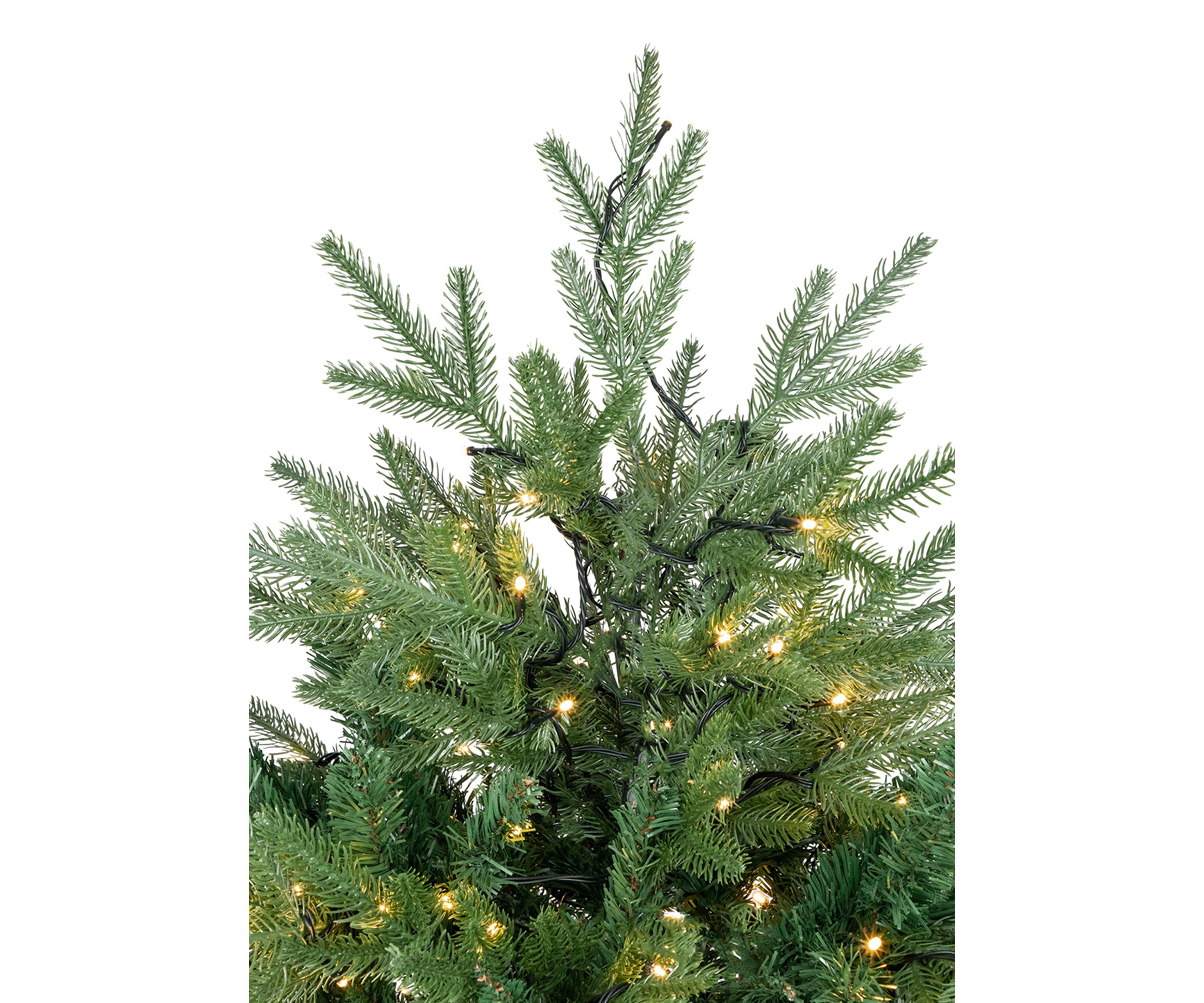 6.5 Pre-Lit Juniper Pine Artificial Christmas Tree  Warm White LED Lights