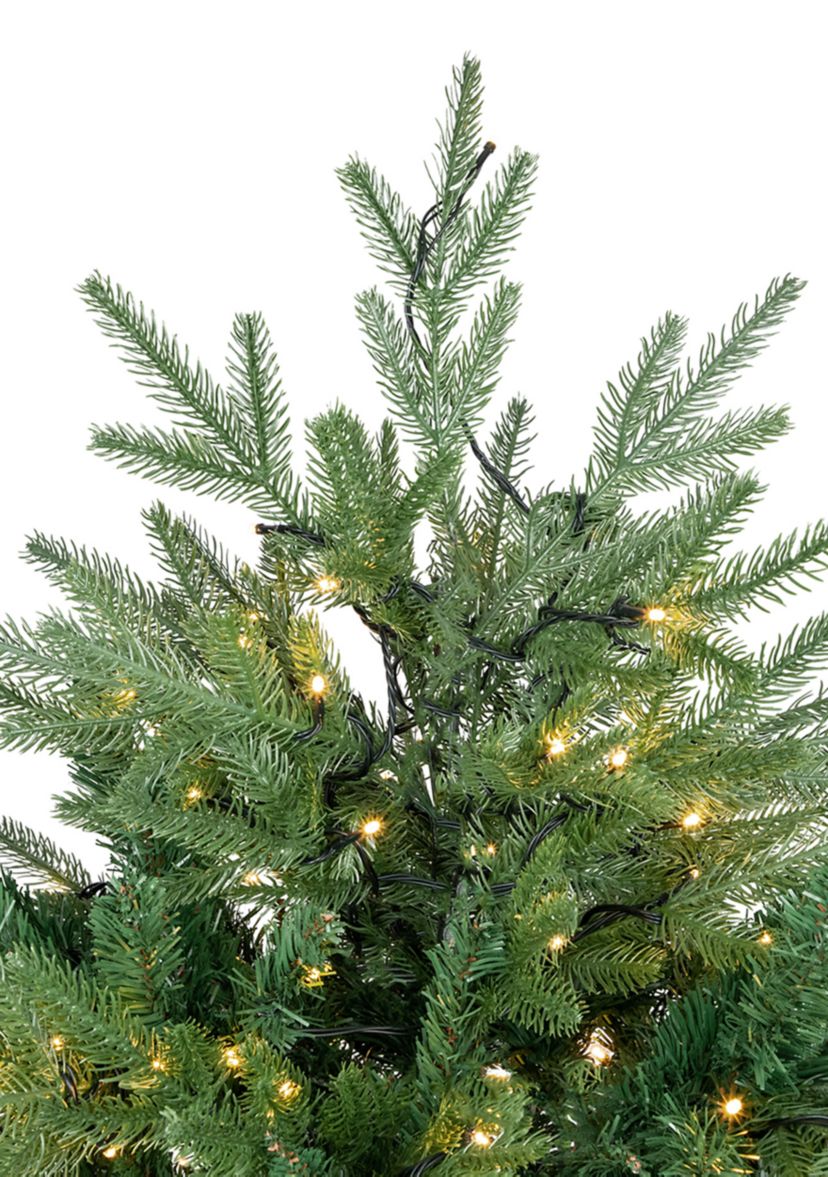 6.5 Pre-Lit Juniper Pine Artificial Christmas Tree  Warm White LED Lights