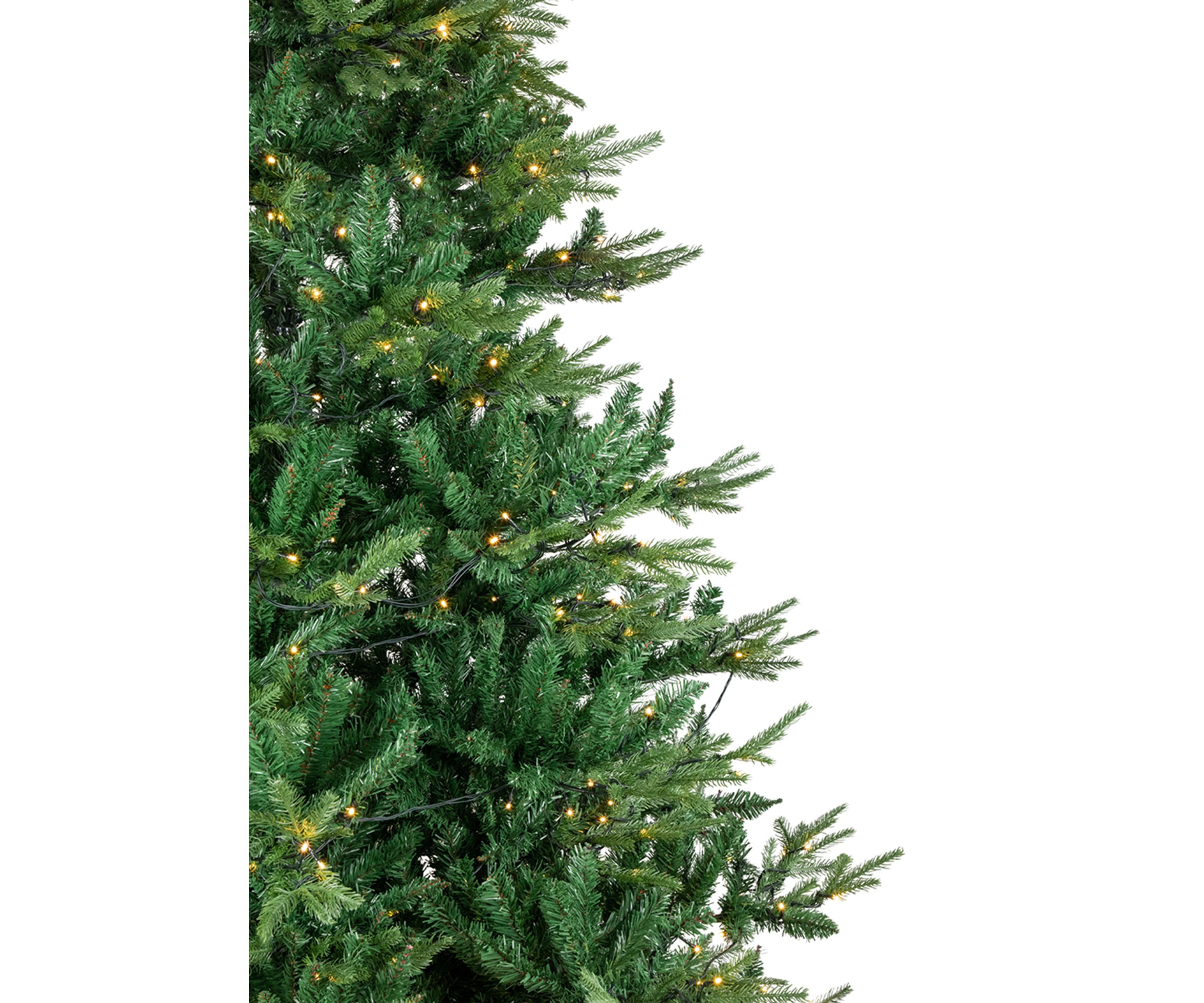6.5 Pre-Lit Juniper Pine Artificial Christmas Tree  Warm White LED Lights