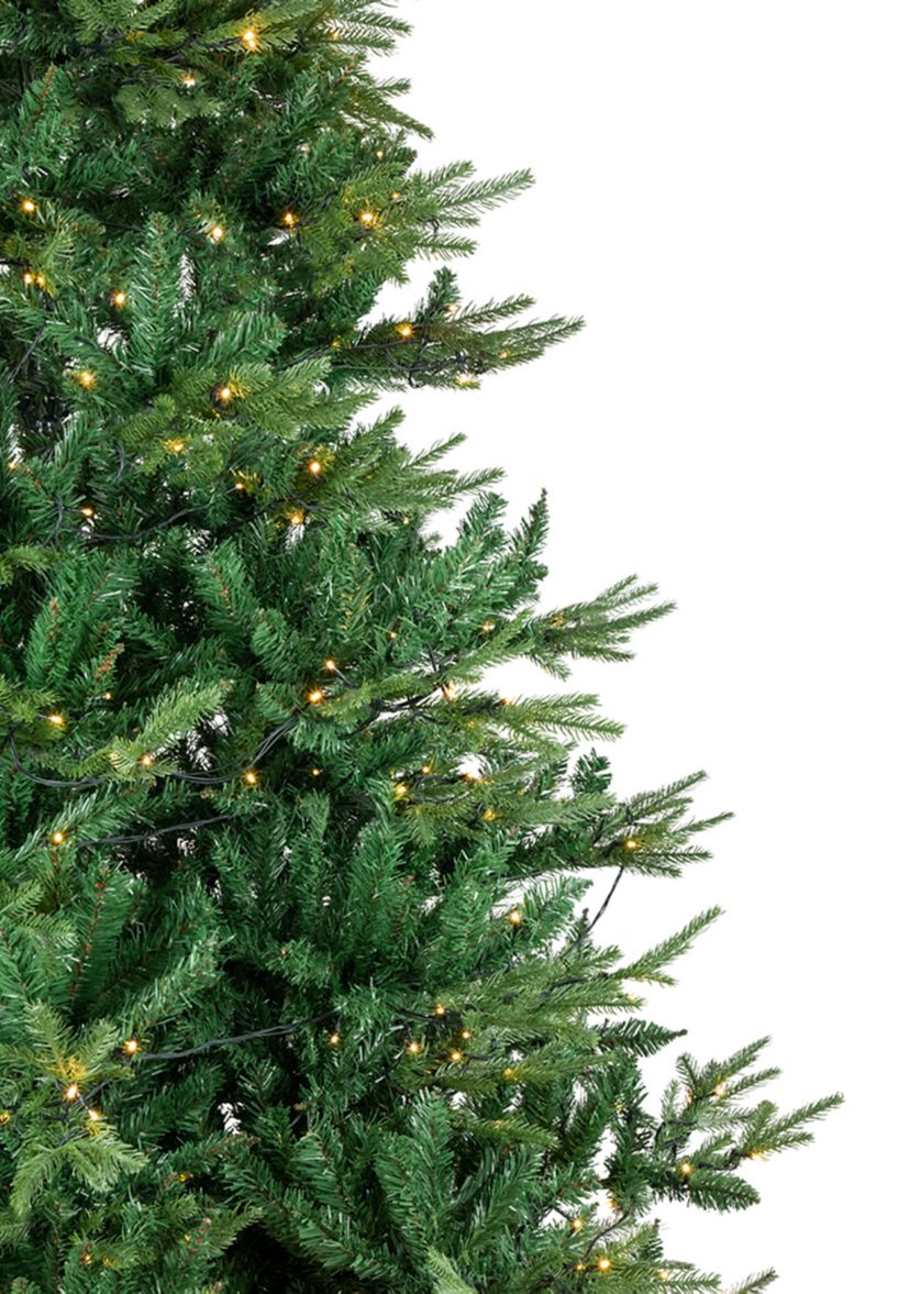 6.5 Pre-Lit Juniper Pine Artificial Christmas Tree  Warm White LED Lights