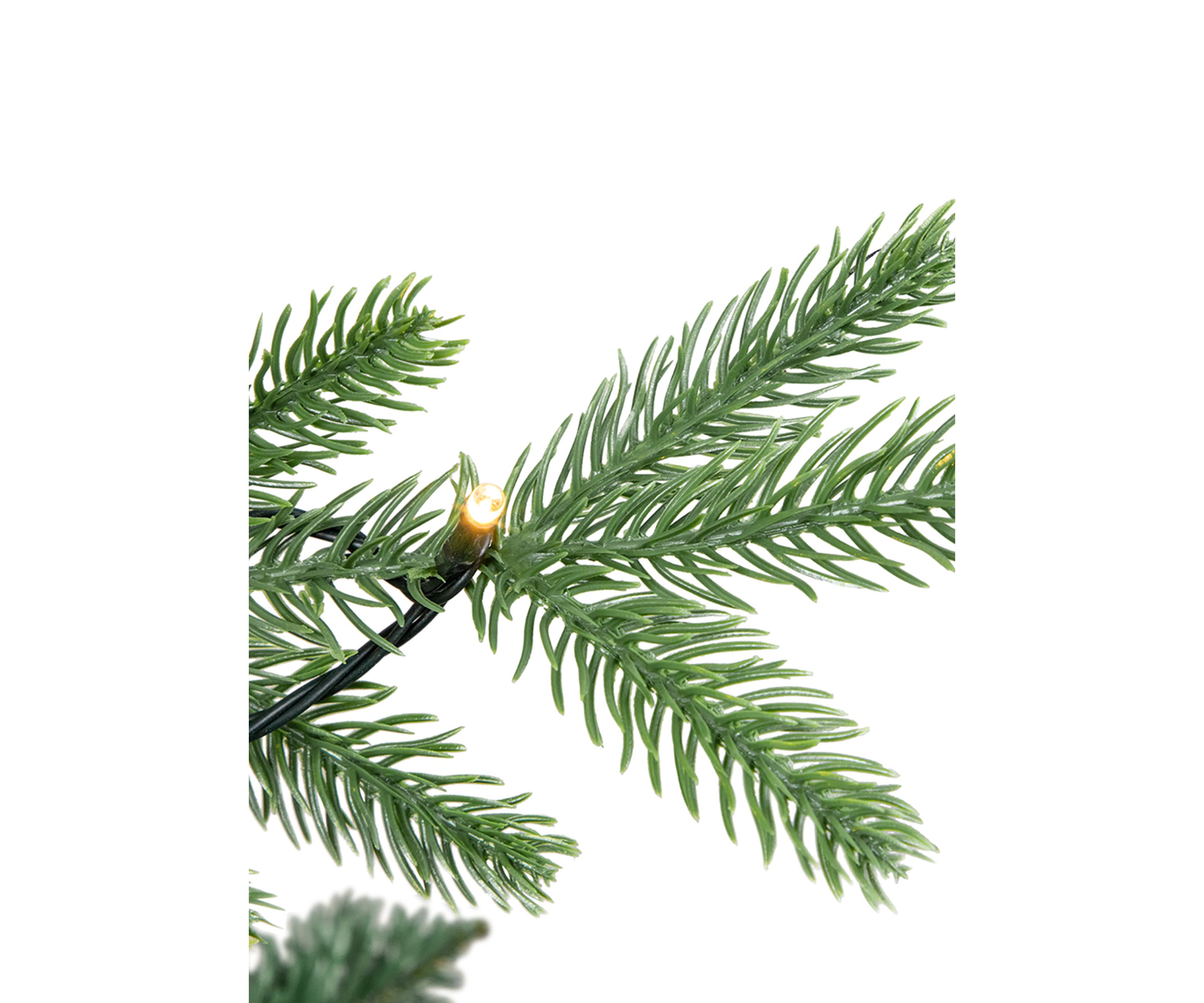 7.5 Pre-Lit Juniper Pine Artificial Christmas Tree  Warm White LED Lights