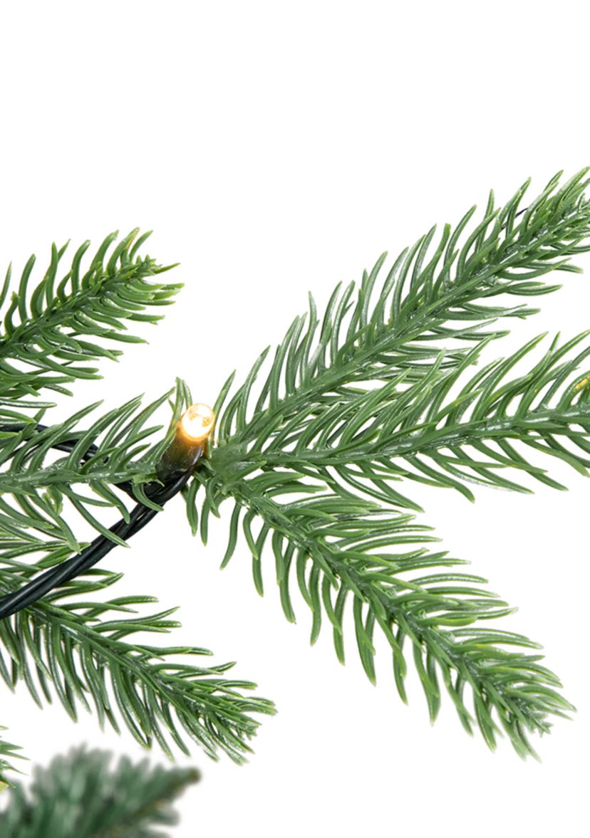 7.5 Pre-Lit Juniper Pine Artificial Christmas Tree  Warm White LED Lights
