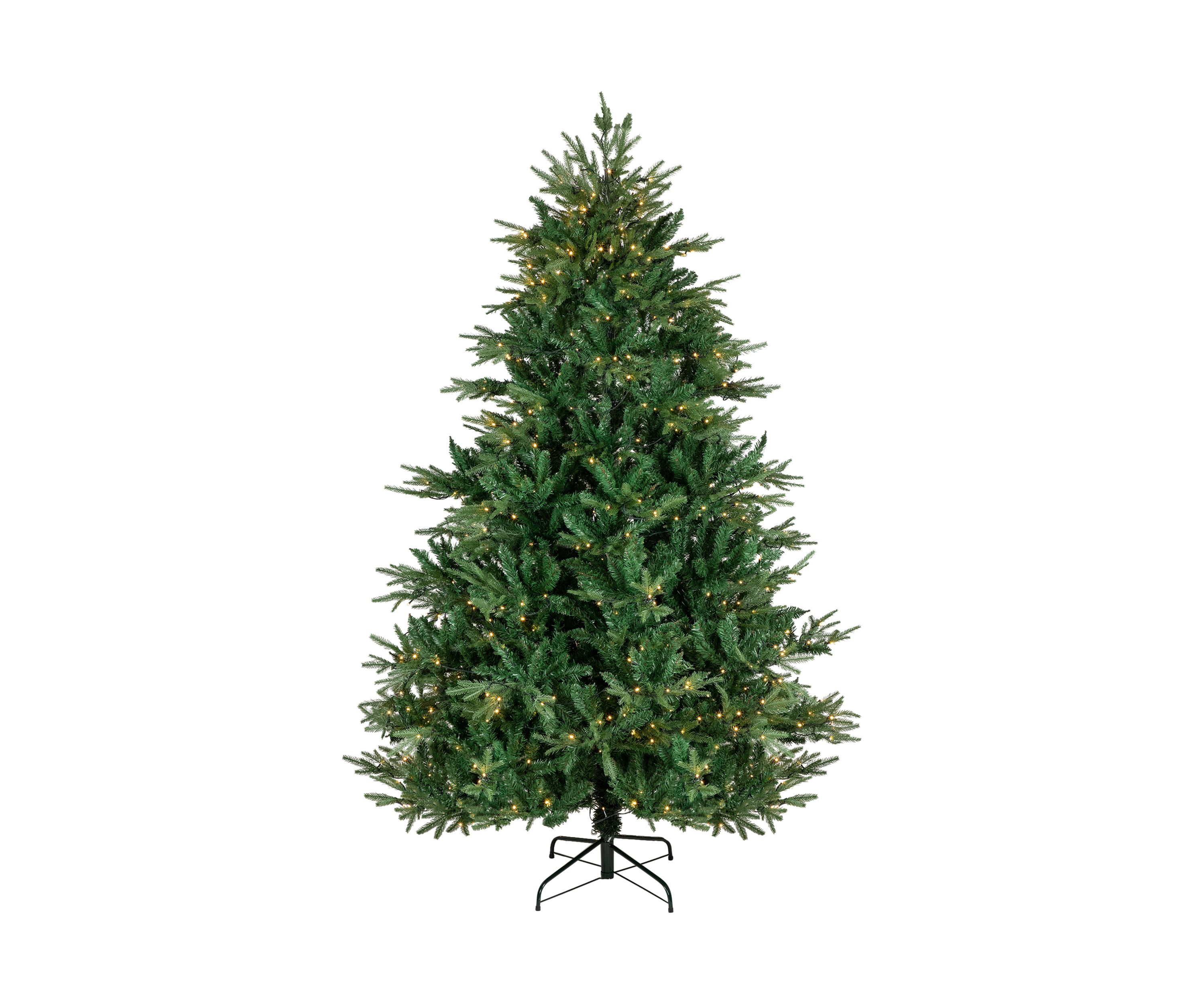 9 Pre-Lit Juniper Pine Artificial Christmas Tree  Warm White LED Lights