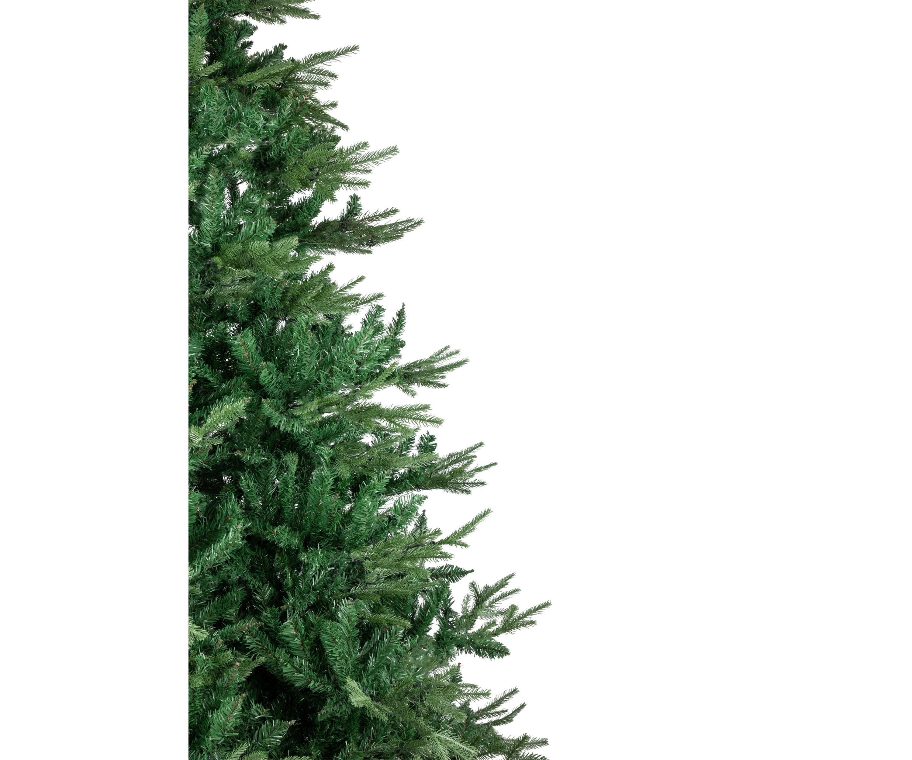 9 Pre-Lit Juniper Pine Artificial Christmas Tree  Warm White LED Lights