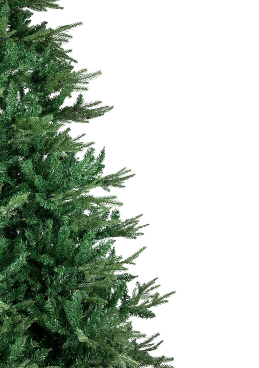 9 Pre-Lit Juniper Pine Artificial Christmas Tree  Warm White LED Lights