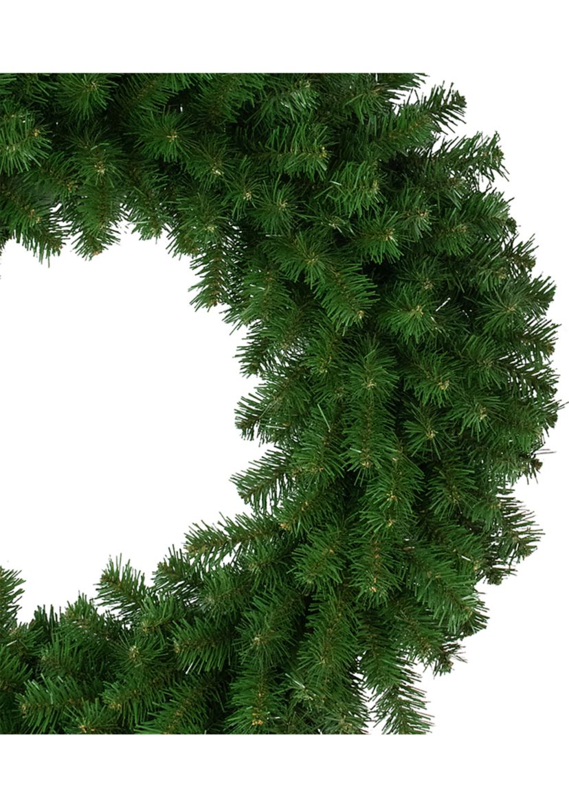 Deluxe Dorchester Pine Artificial Christmas Wreath  30-Inch  Unlit