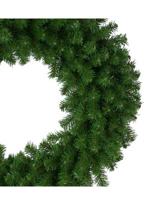 Deluxe Dorchester Pine Artificial Christmas Wreath  60-inch  Unlit