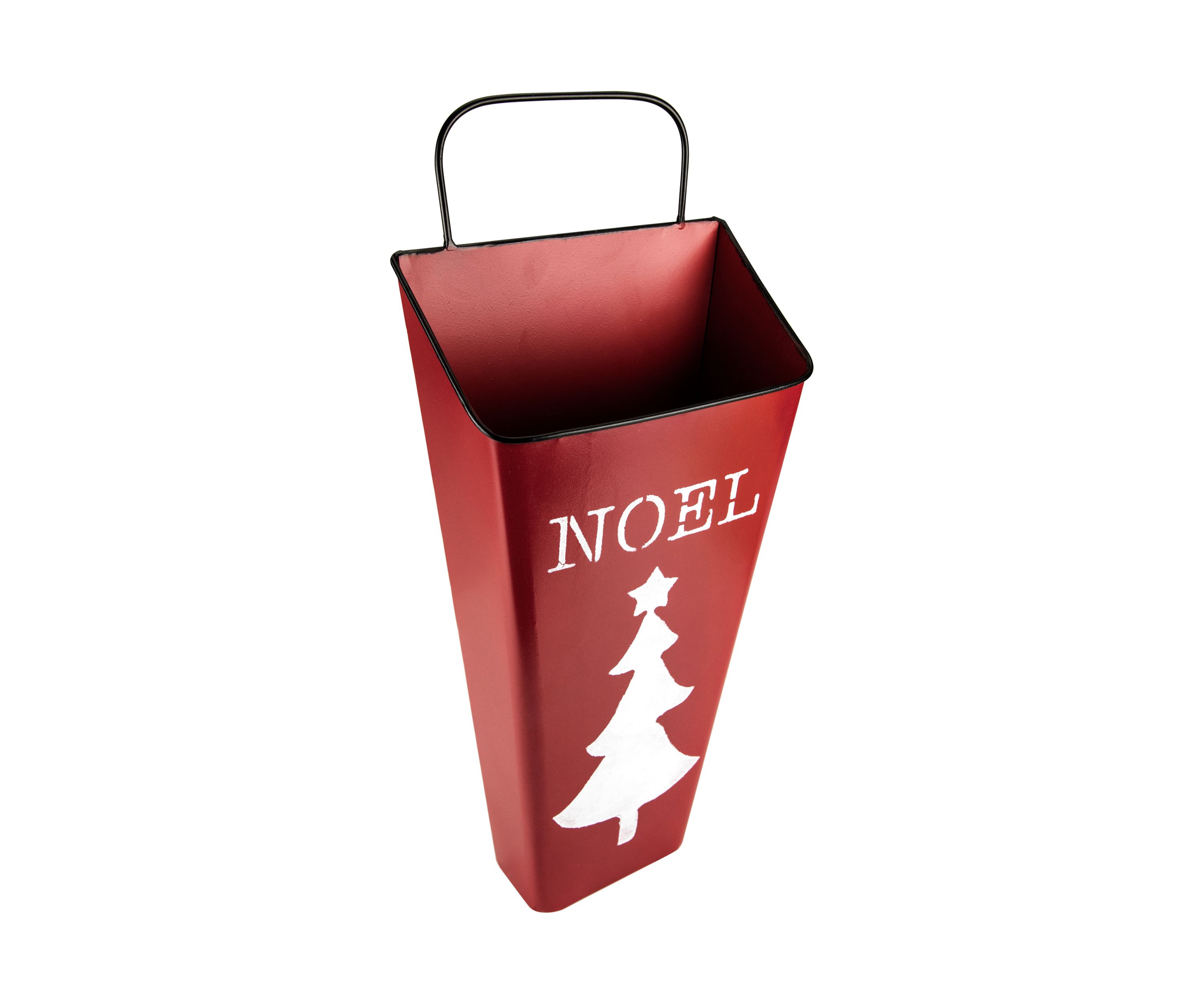 Set of 2 Red Noel and Green Joy Christmas Container Wall Hangings 19.75Inch