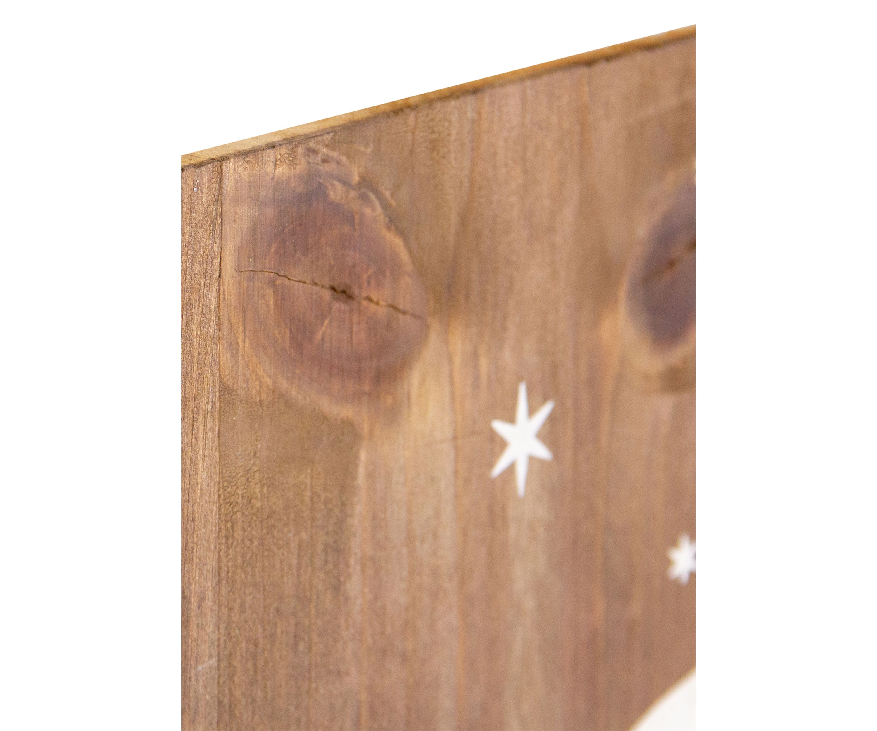 16Inch Square Nativity Scene Wooden Christmas Plaque