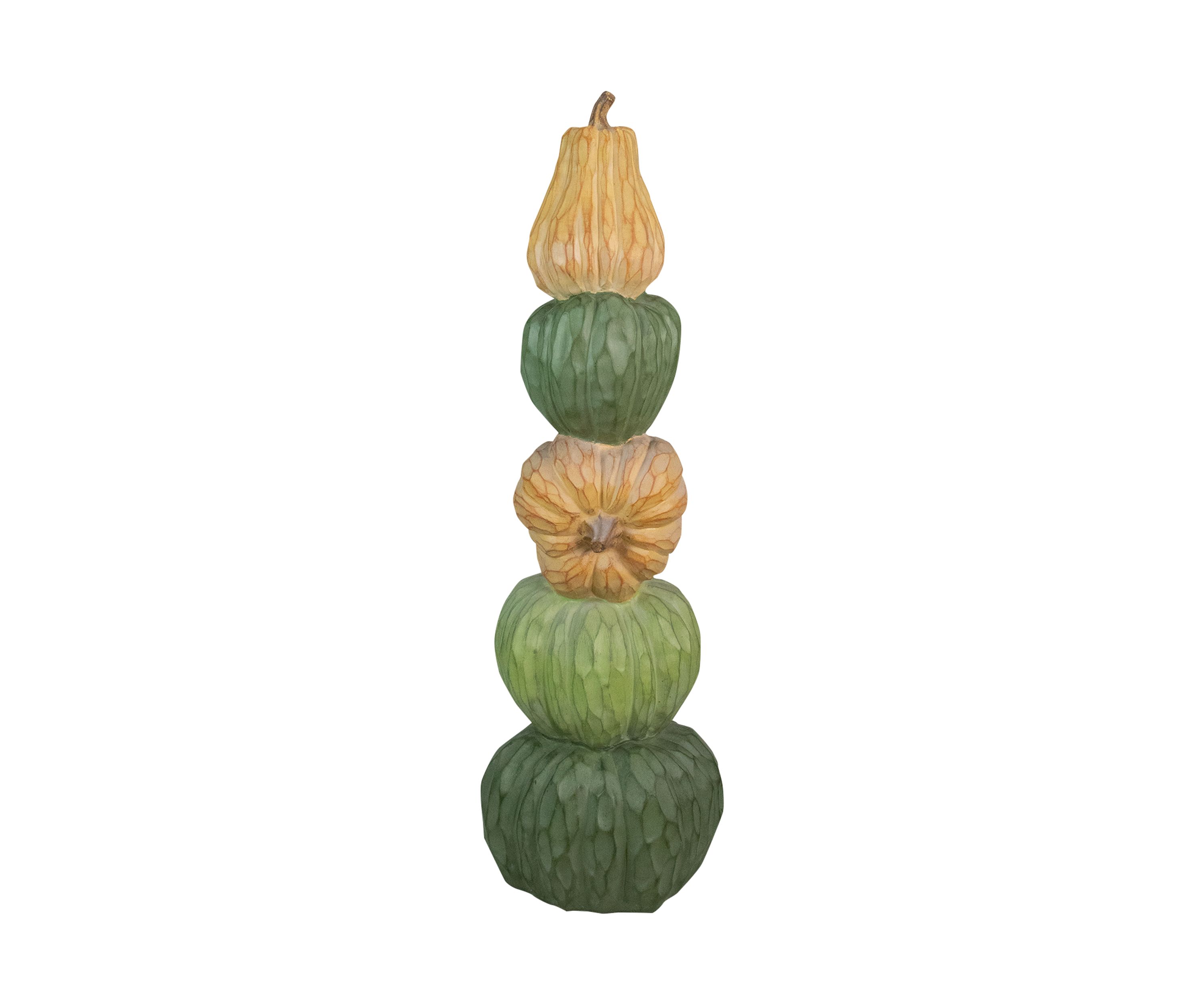 42.5 inch Five Tiered Stacked Pumpkins Thanksgiving Decor