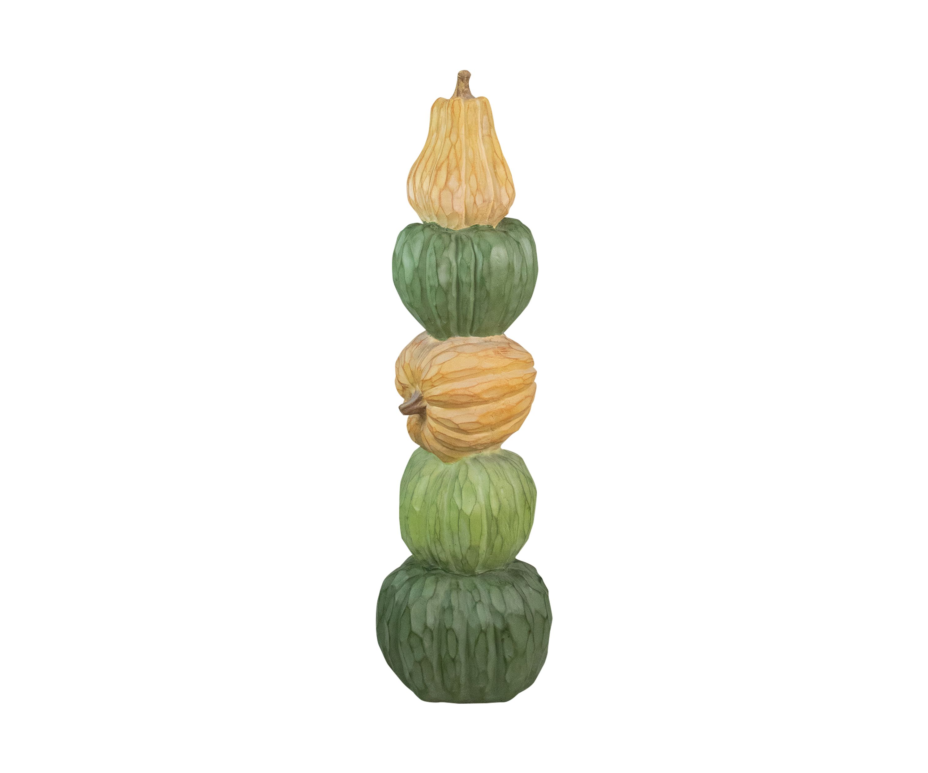 42.5 inch Five Tiered Stacked Pumpkins Thanksgiving Decor