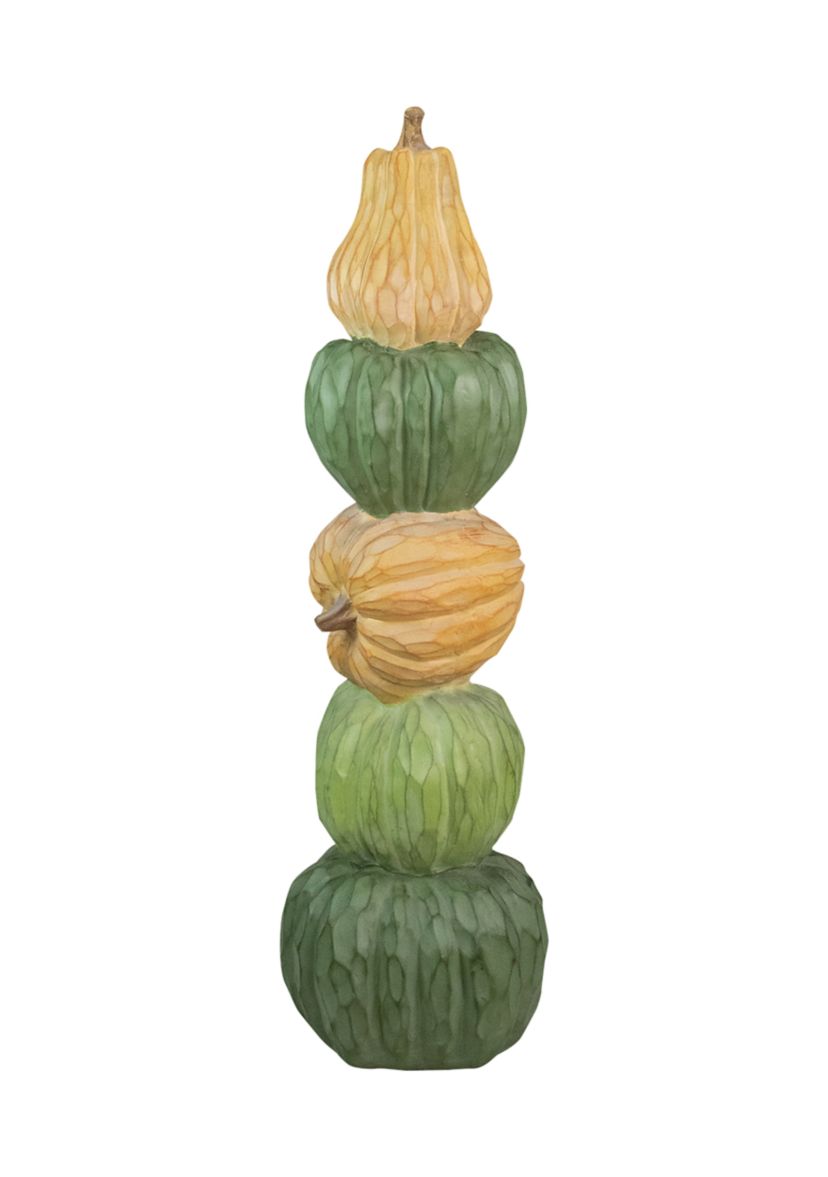 42.5 inch Five Tiered Stacked Pumpkins Thanksgiving Decor