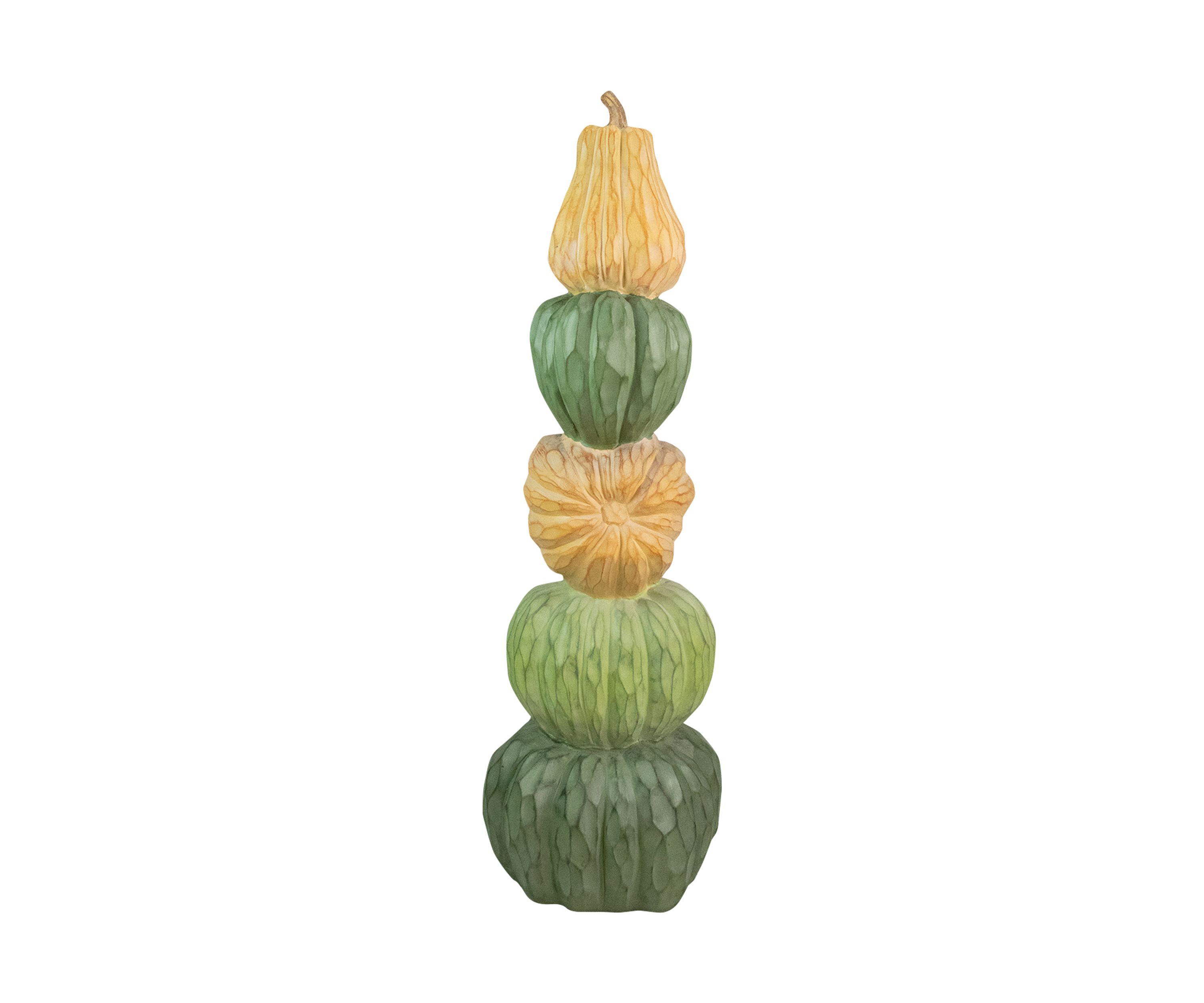 42.5 inch Five Tiered Stacked Pumpkins Thanksgiving Decor