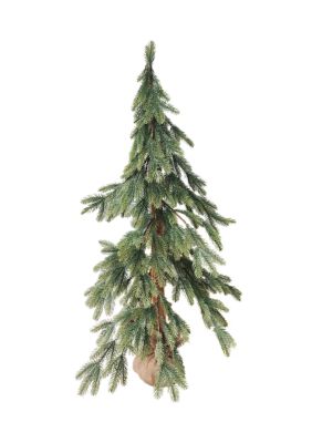 47Inch Pine Tree with Jute Base Christmas Decoration