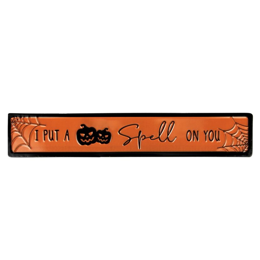 I Put a Spell on You Metal Halloween Wall Sign - 20"