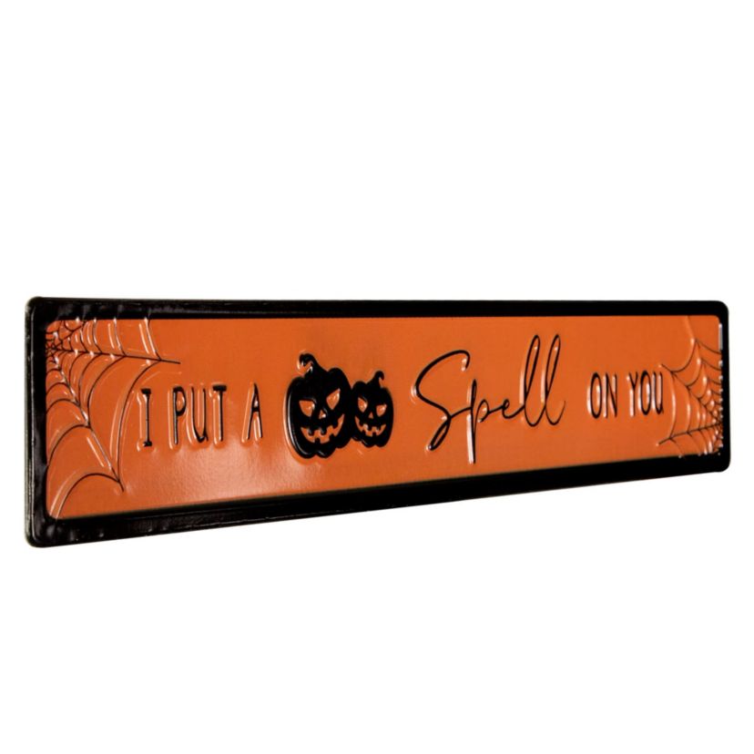 I Put a Spell on You Metal Halloween Wall Sign - 20"