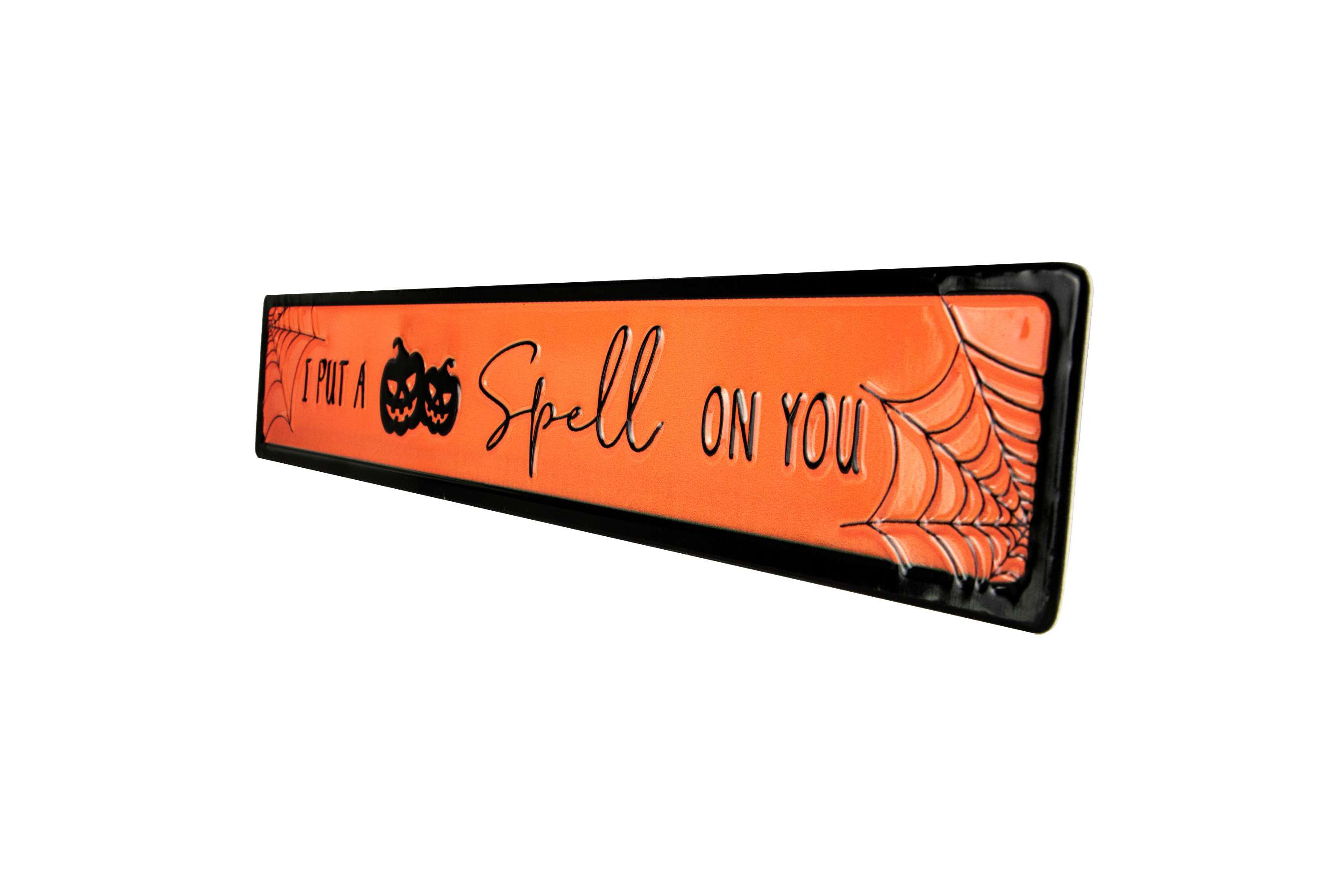 I Put a Spell on You Metal Halloween Wall Sign - 20"