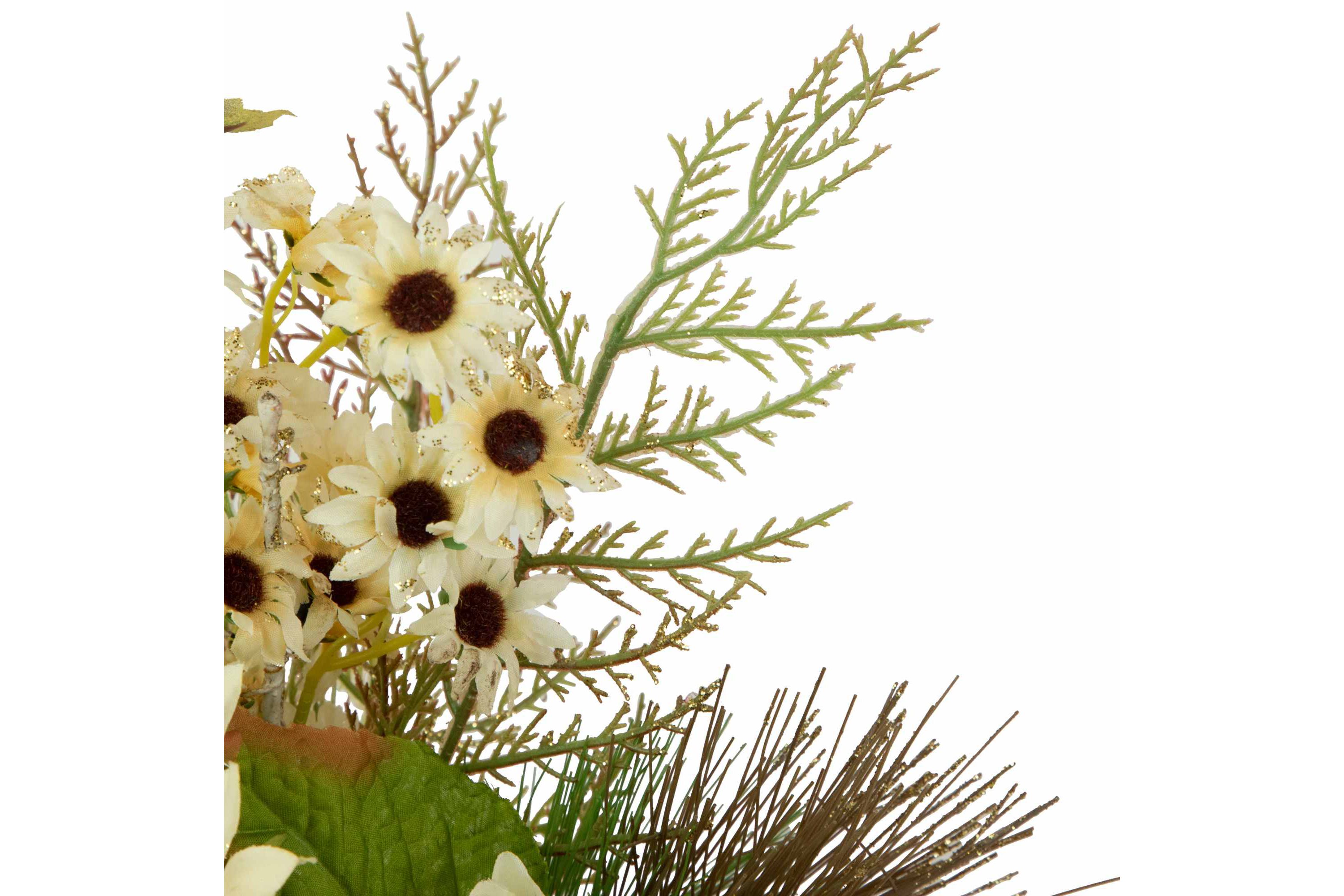 16" Sunflowers and Berries Artificial Fall Harvest Floral Decoration